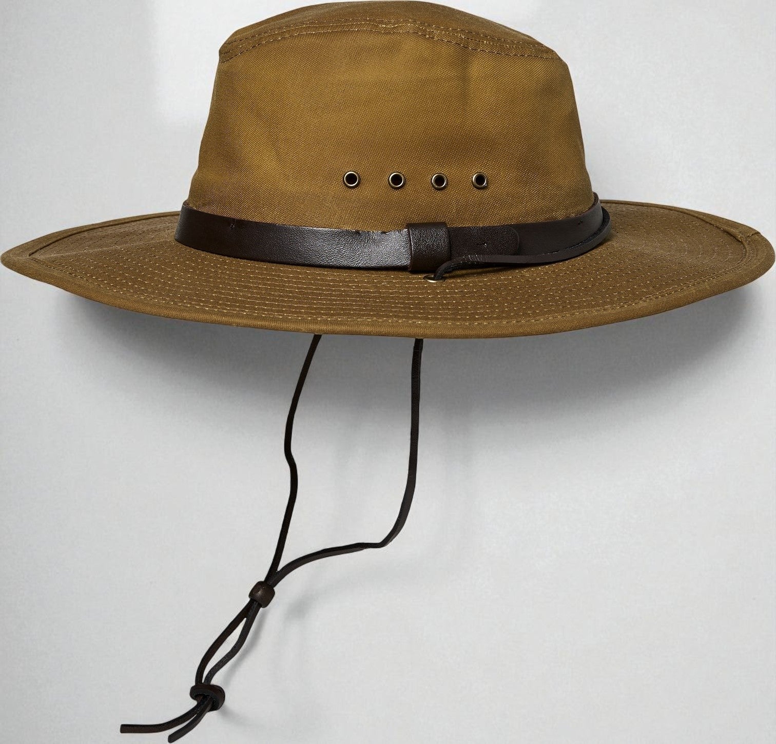 [20211129-DARK TAN] MENS FILSON TIN CLOTH BUSH 3" INCH BRIM 1ST STANDARD HAT