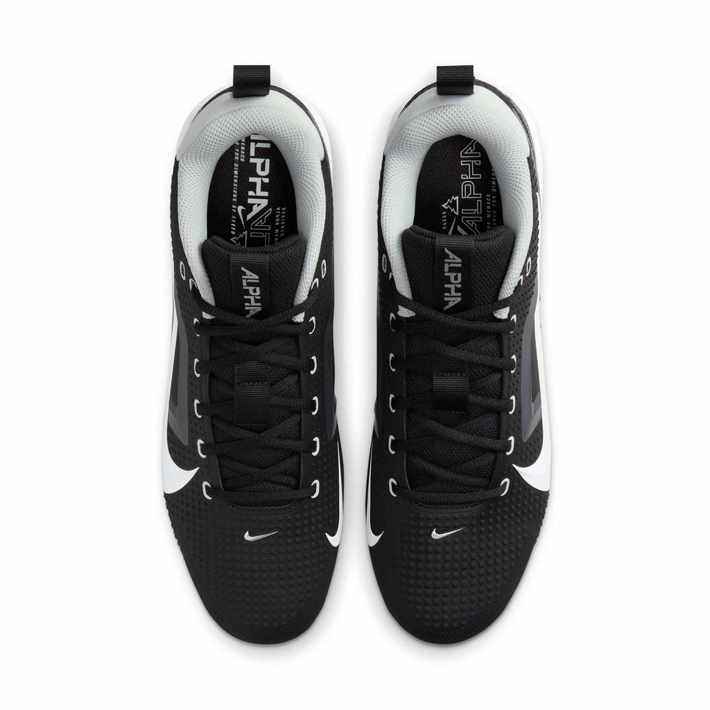 [FN0027-001] MENS NIKE ALPHA MENACE 4 VARSITY 'BLACK WHITE'