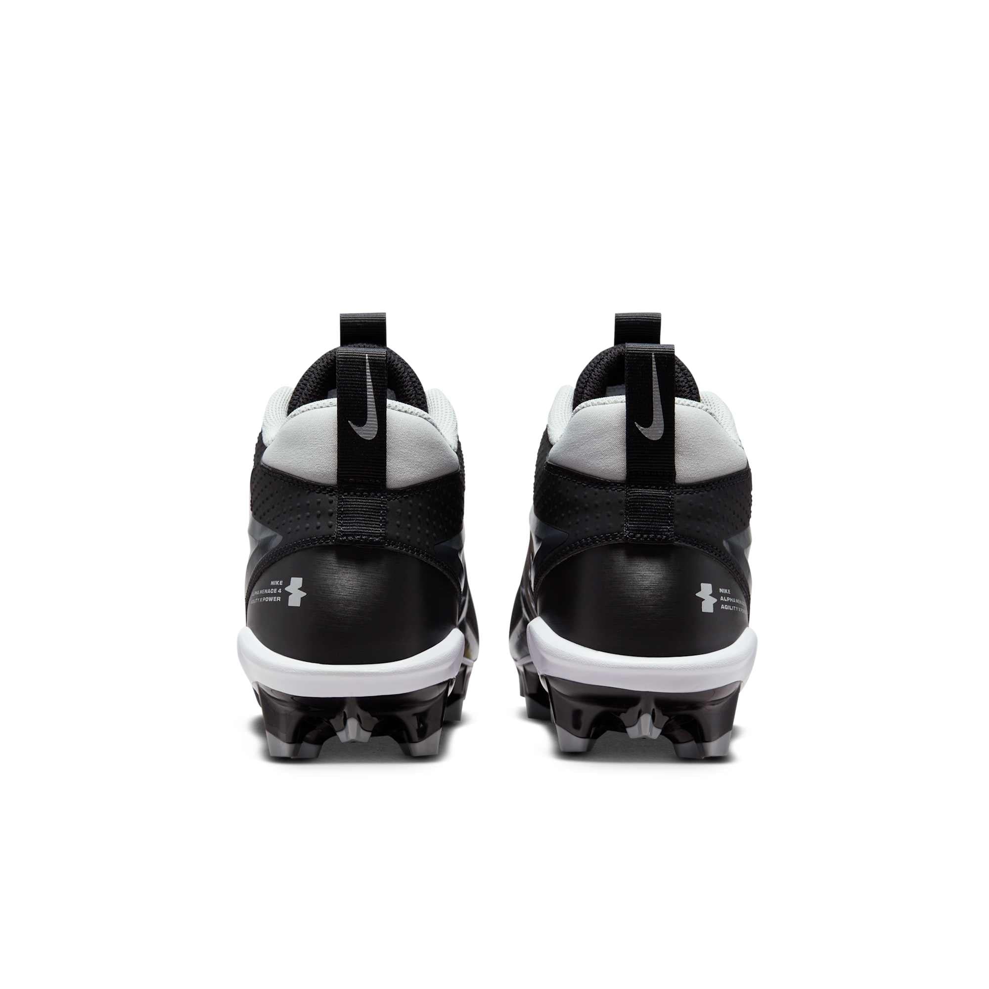 [FN0027-001] MENS NIKE ALPHA MENACE 4 VARSITY 'BLACK WHITE'