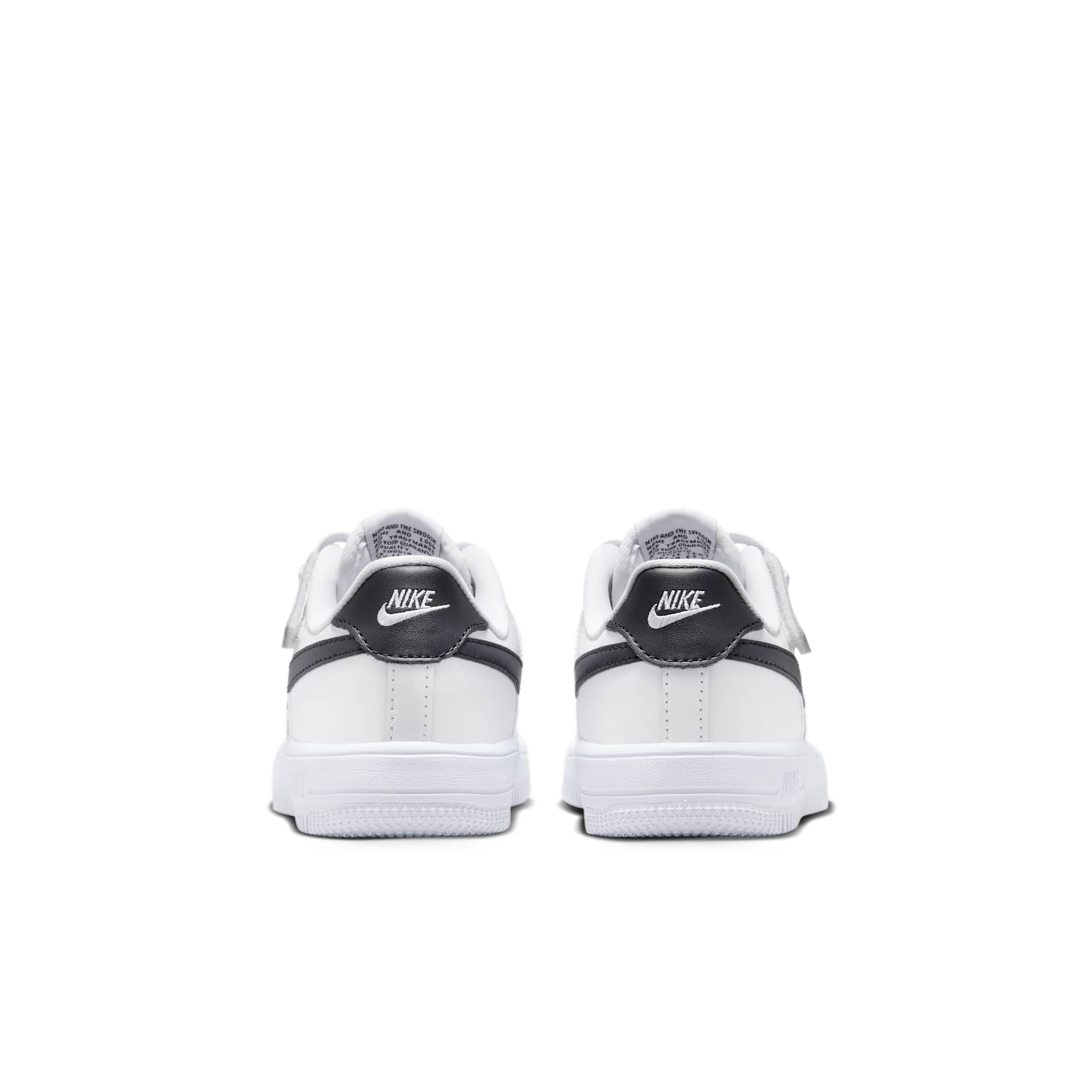 [FN0237-101] PRESCHOOL NIKE FORCE 1 LOW EASYON 'WHITE BLACK (PS)'