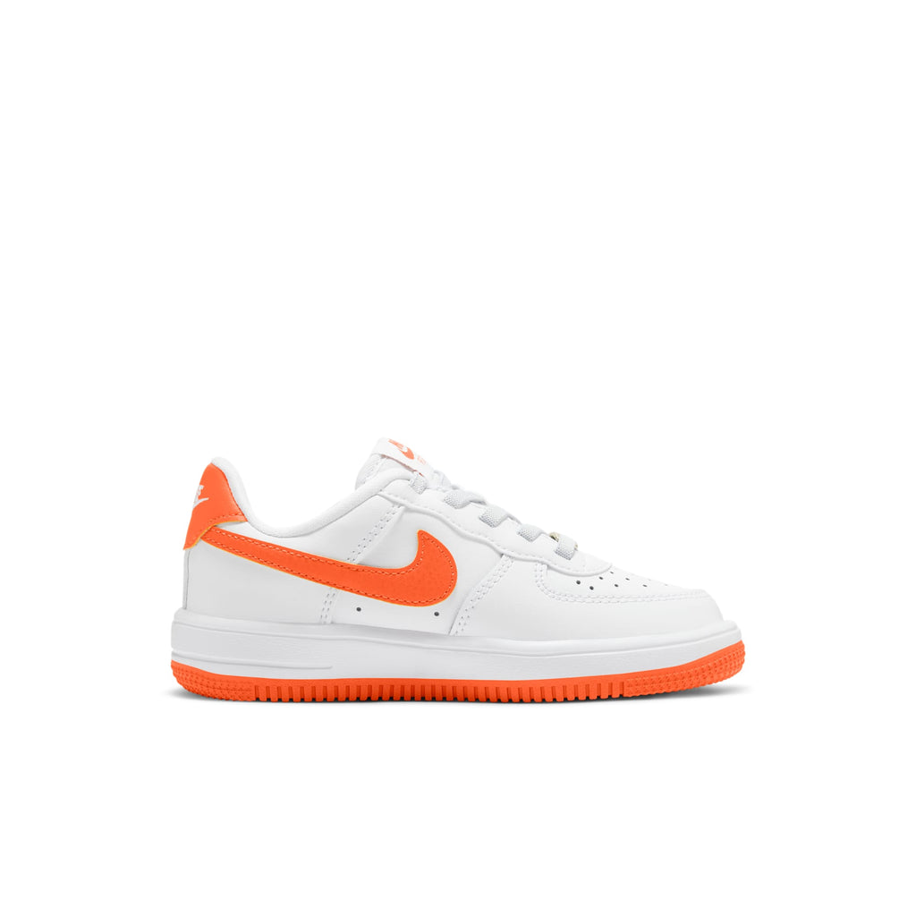 [FN0237-113] PRESCHOOL NIKE AIR FORCE 1 LOW EASYON 'WHITE SAFETY ORANGE (PS)'