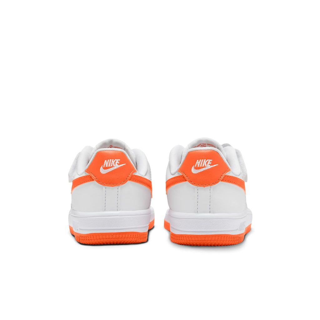 [FN0237-113] PRESCHOOL NIKE AIR FORCE 1 LOW EASYON 'WHITE SAFETY ORANGE (PS)'