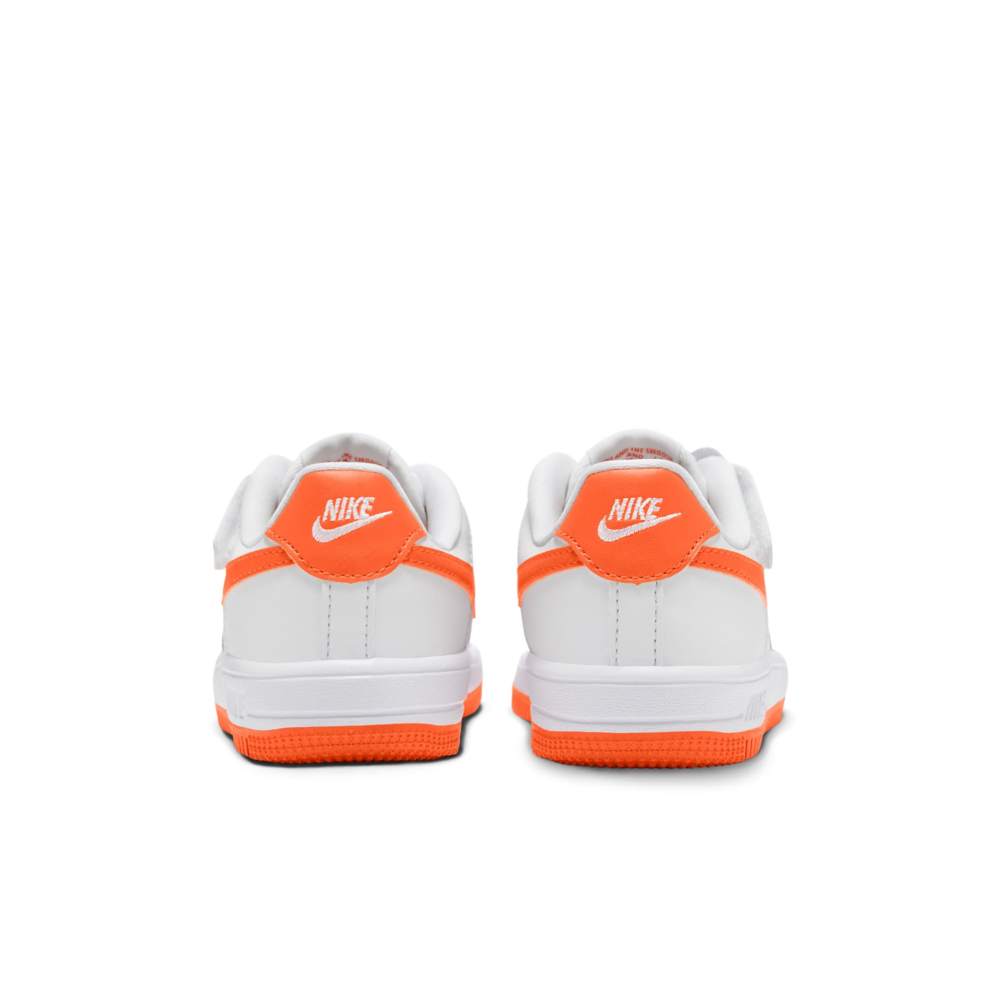 [FN0237-113] PRESCHOOL NIKE AIR FORCE 1 LOW EASYON 'WHITE SAFETY ORANGE (PS)'