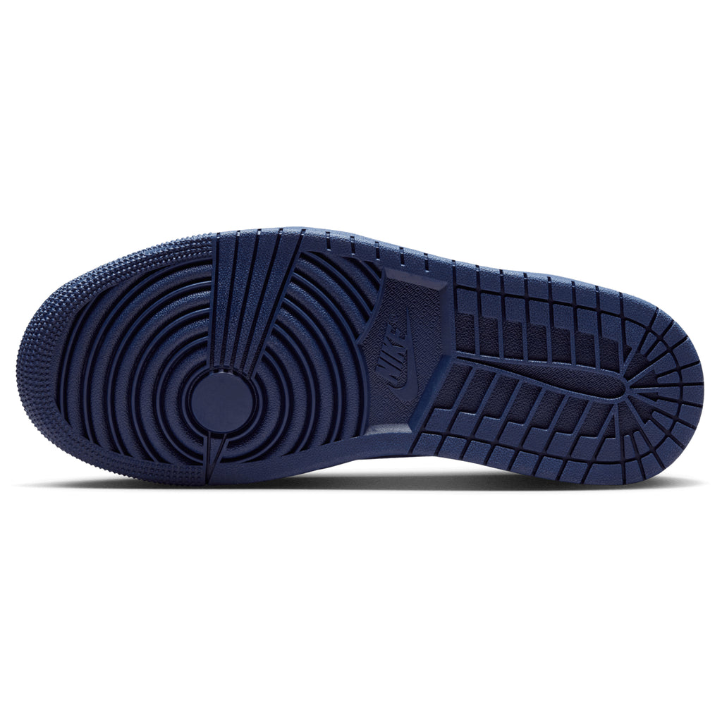 [FN5032-400] WOMENS AIR JORDAN RETRO 1 MM LOW 'NAVY METALLIC GOLD'