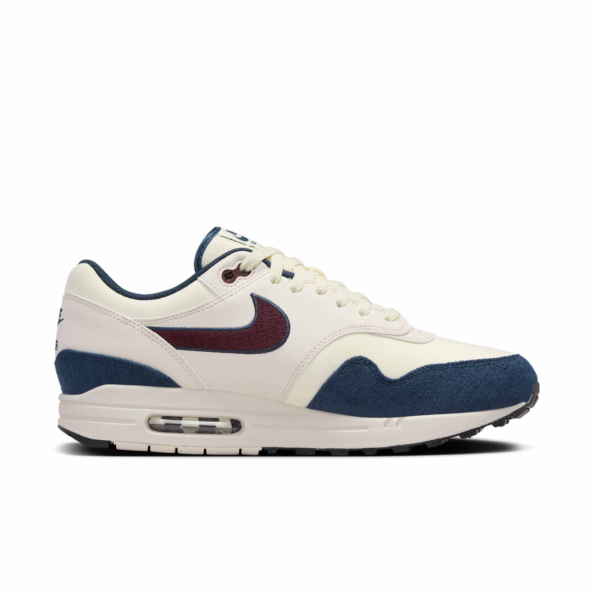 [FN6952-103] MENS NIKE AIR MAX 1 'COCONUT MILK BURGUNDY CRUSH'