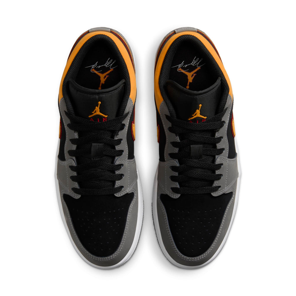 [FN7308-008] Mens Air Jordan Retro 1 Low SE 'Light Graphite Vivid Orange'