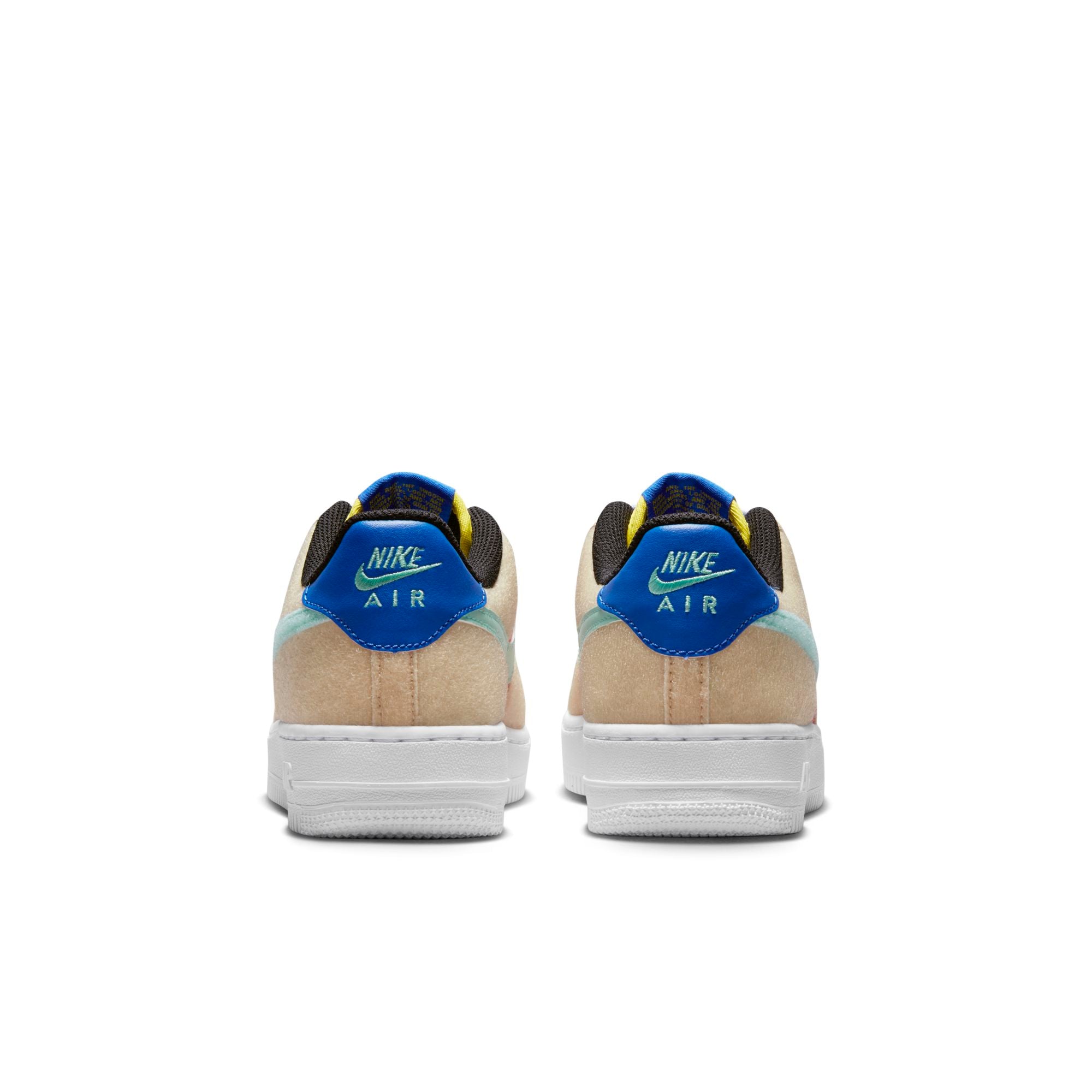 [FN7818-100] Grade School Nike AIR FORCE 1 LOW 'MULTI-COLOR VELCRO (GS)'