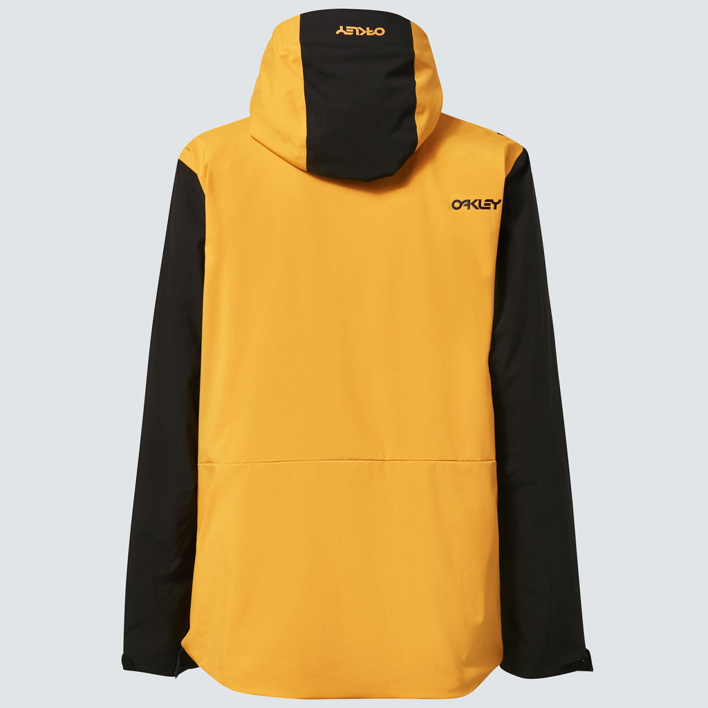 [FOA403652-9MB] MENS OAKLEY TNP TBT INSULATED ANORAK - AMBER YELLOW/BLACKOUT