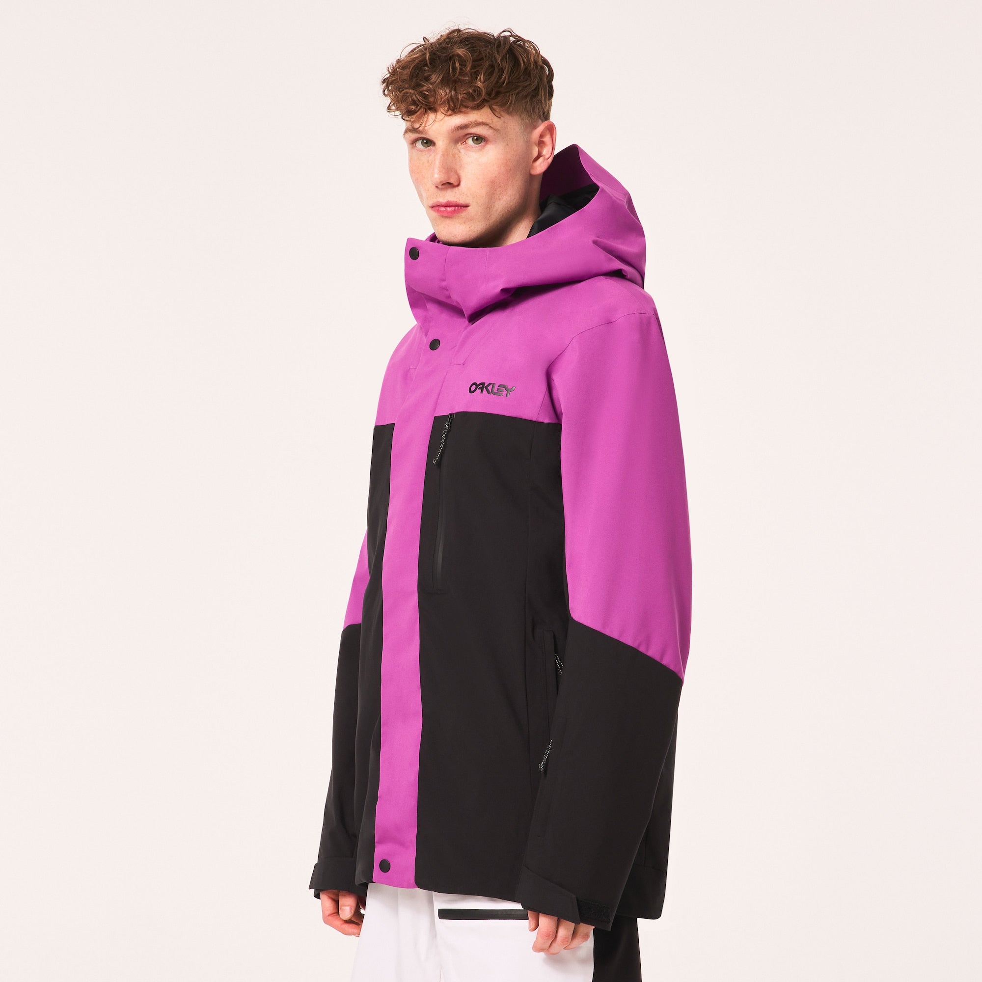[FOA404736-96H] MENS OAKLEY TNP TBT SHELL JACKET - ULTRA PURPLE/BLACKOUT