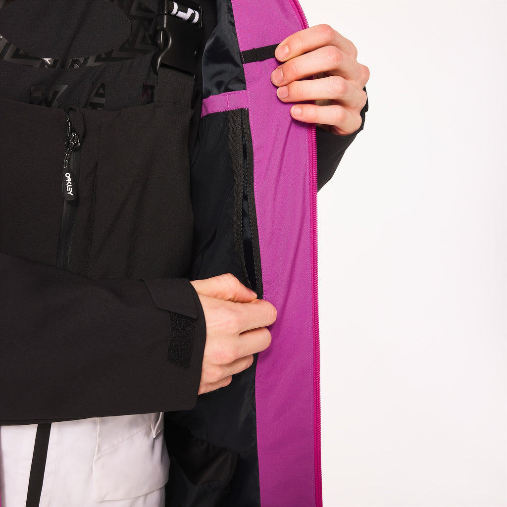 [FOA404736-96H] MENS OAKLEY TNP TBT SHELL JACKET - ULTRA PURPLE/BLACKOUT