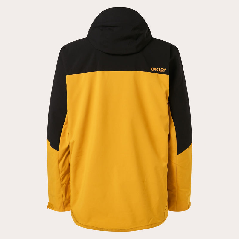 [FOA404736-9MB] MENS OAKLEY TNP TBT SHELL JACKET - AMBER YELLOW/BLACKOUT