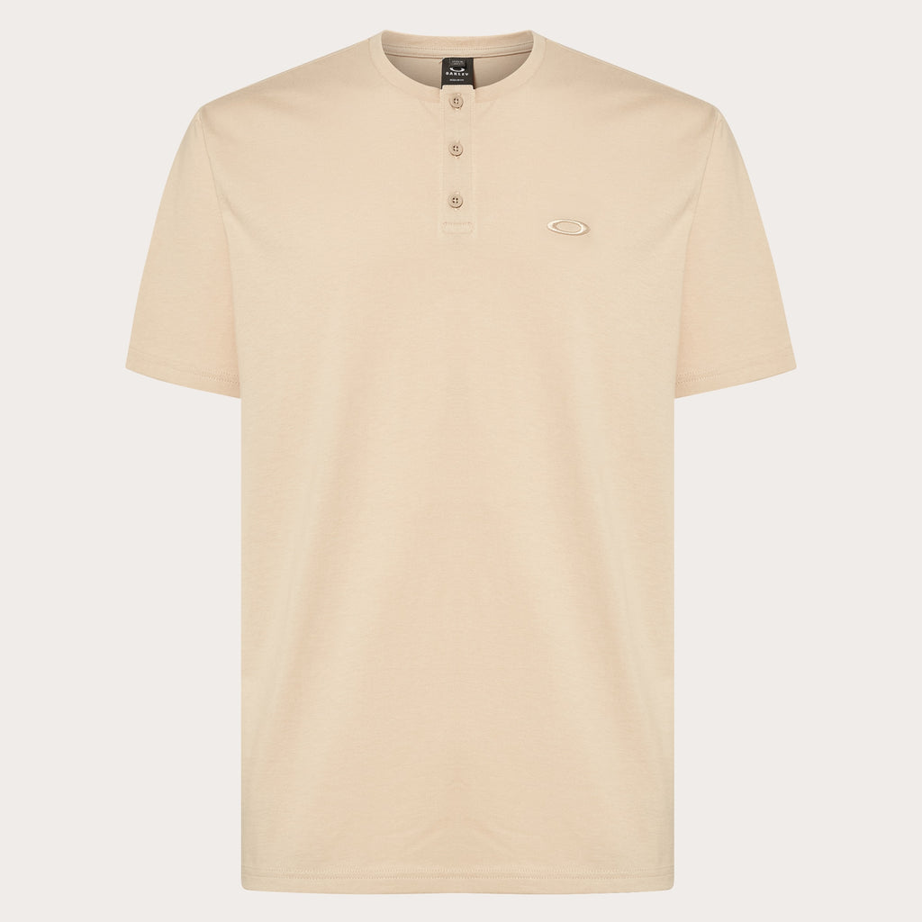 [FOA404884-31R] MENS OAKLEY RELAX HENLEY TEE 2.0 - HUMUS