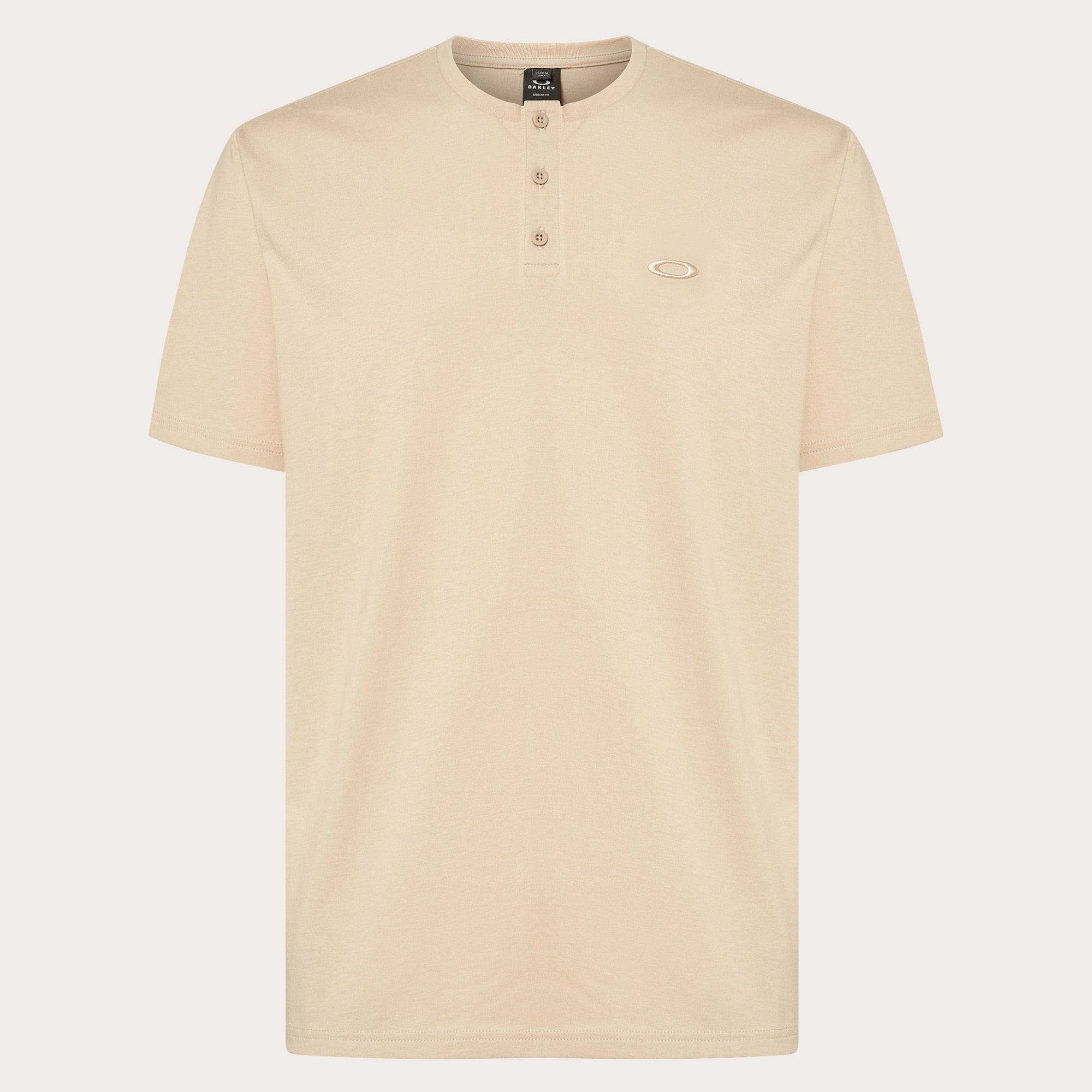 [FOA404884-31R] MENS OAKLEY RELAX HENLEY TEE 2.0 - HUMUS