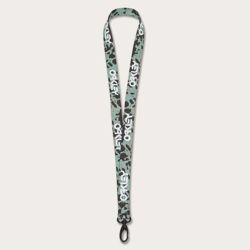 [FOS901051-9OJ] MENS OAKLEY WANDERLUST LANYARD - GREEN FRAGMENT PT