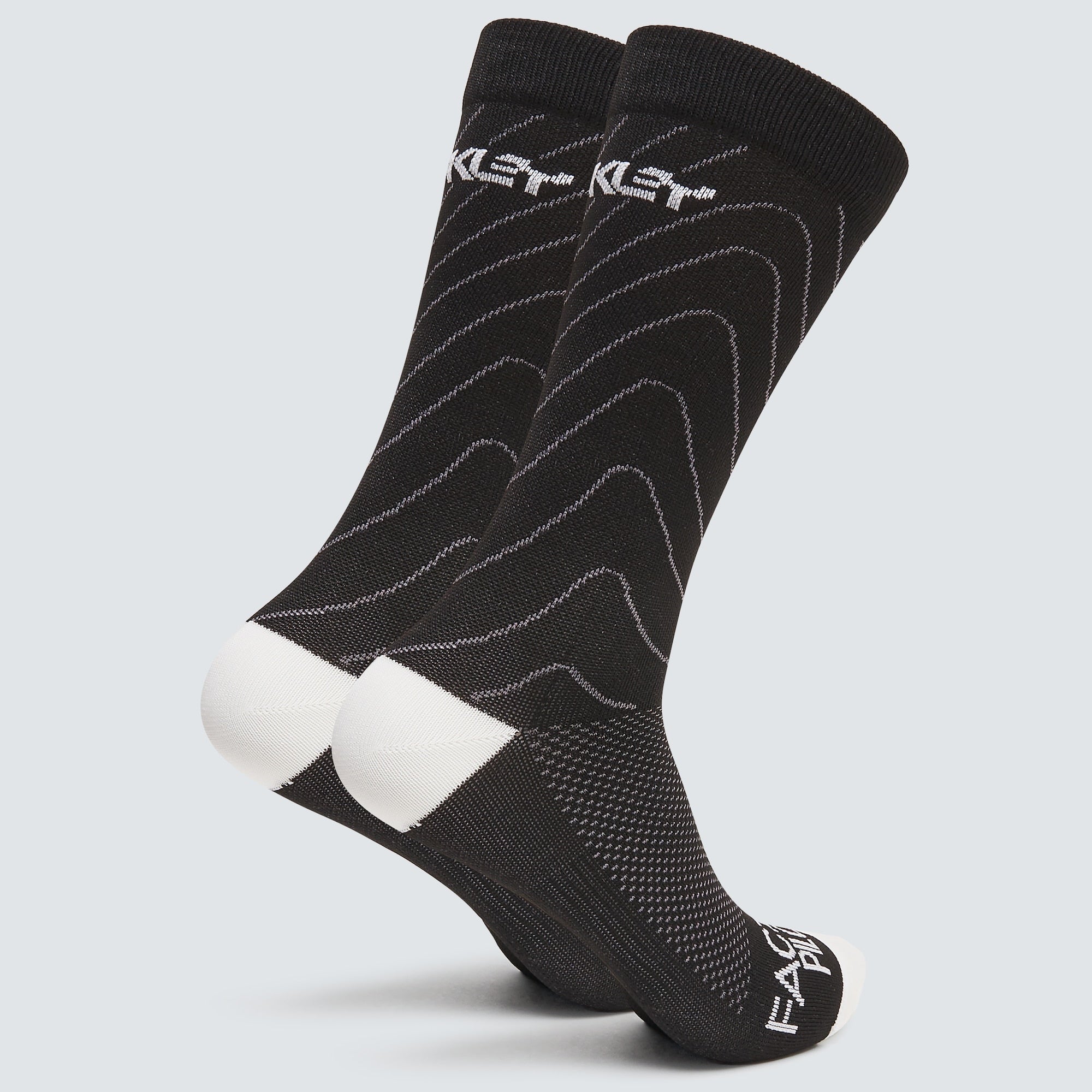 [FOS901238-02E] MENS OAKLEY FACTORY PILOT MTB CREW SOCK - BLACK