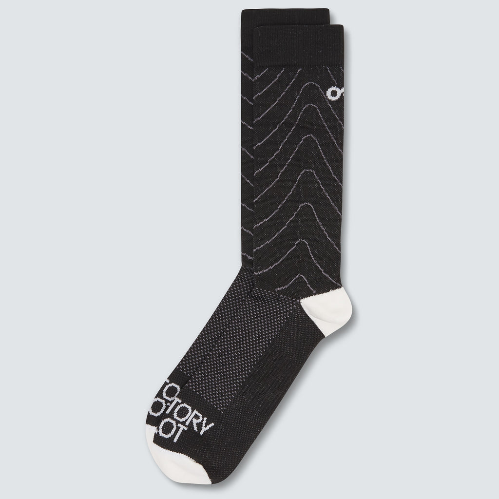 [FOS901238-02E] MENS OAKLEY FACTORY PILOT MTB CREW SOCK - BLACK