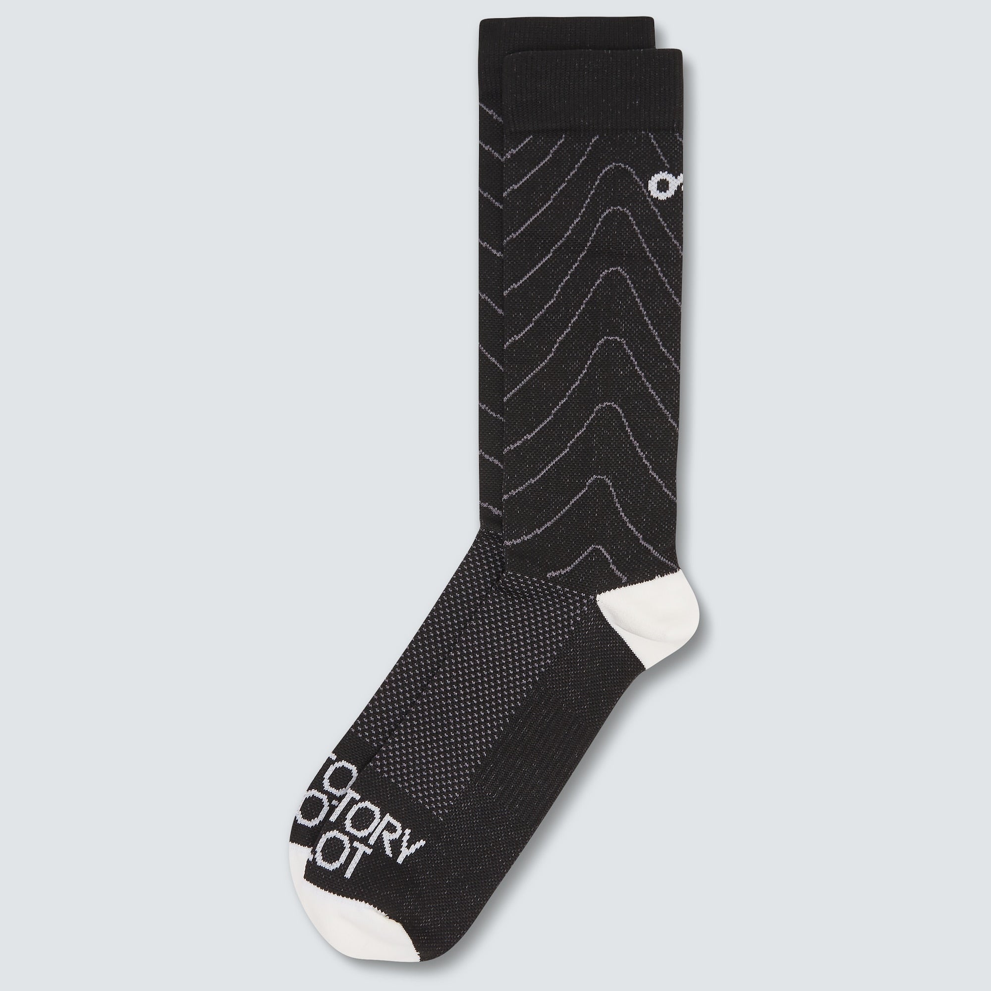 [FOS901238-02E] MENS OAKLEY FACTORY PILOT MTB CREW SOCK - BLACK