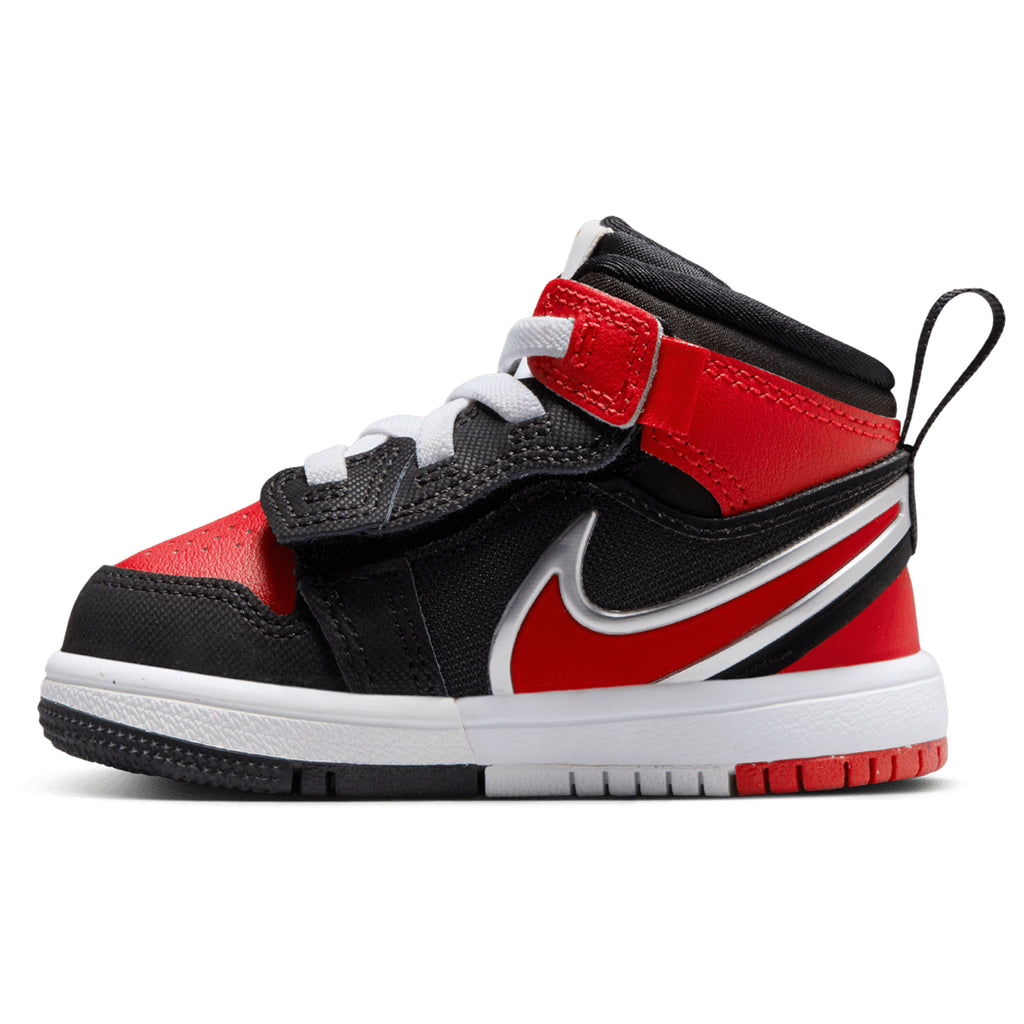[FQ1283-006] TODDLERS AIR JORDAN RETRO 1 MID RM EASYON 'BLACK WHITE UNIVERSITY RED'