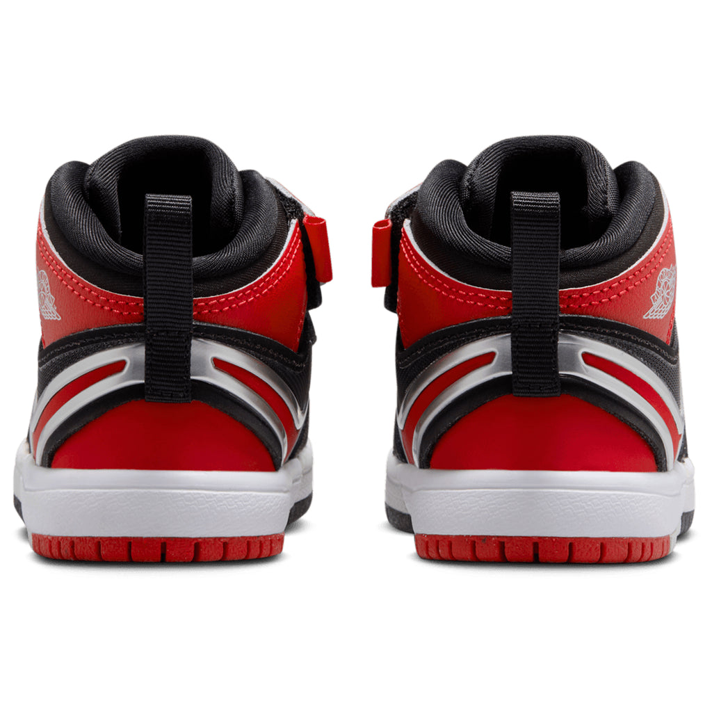 [FQ1283-006] TODDLERS AIR JORDAN RETRO 1 MID RM EASYON 'BLACK WHITE UNIVERSITY RED'