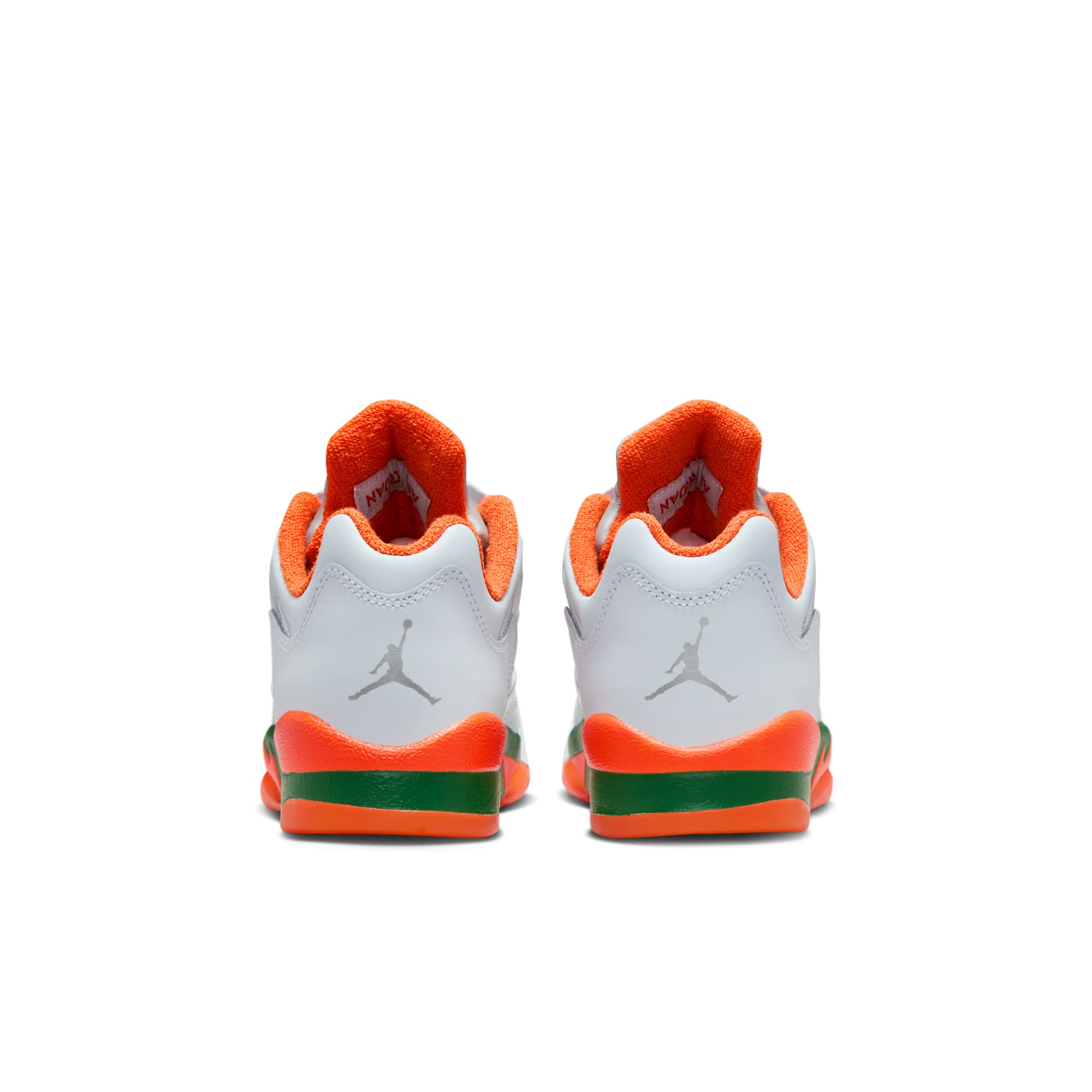[FQ1293-018] GRADE SCHOOL AIR JORDAN RETRO 5 LOW MIAMI HURRICANES (GS)