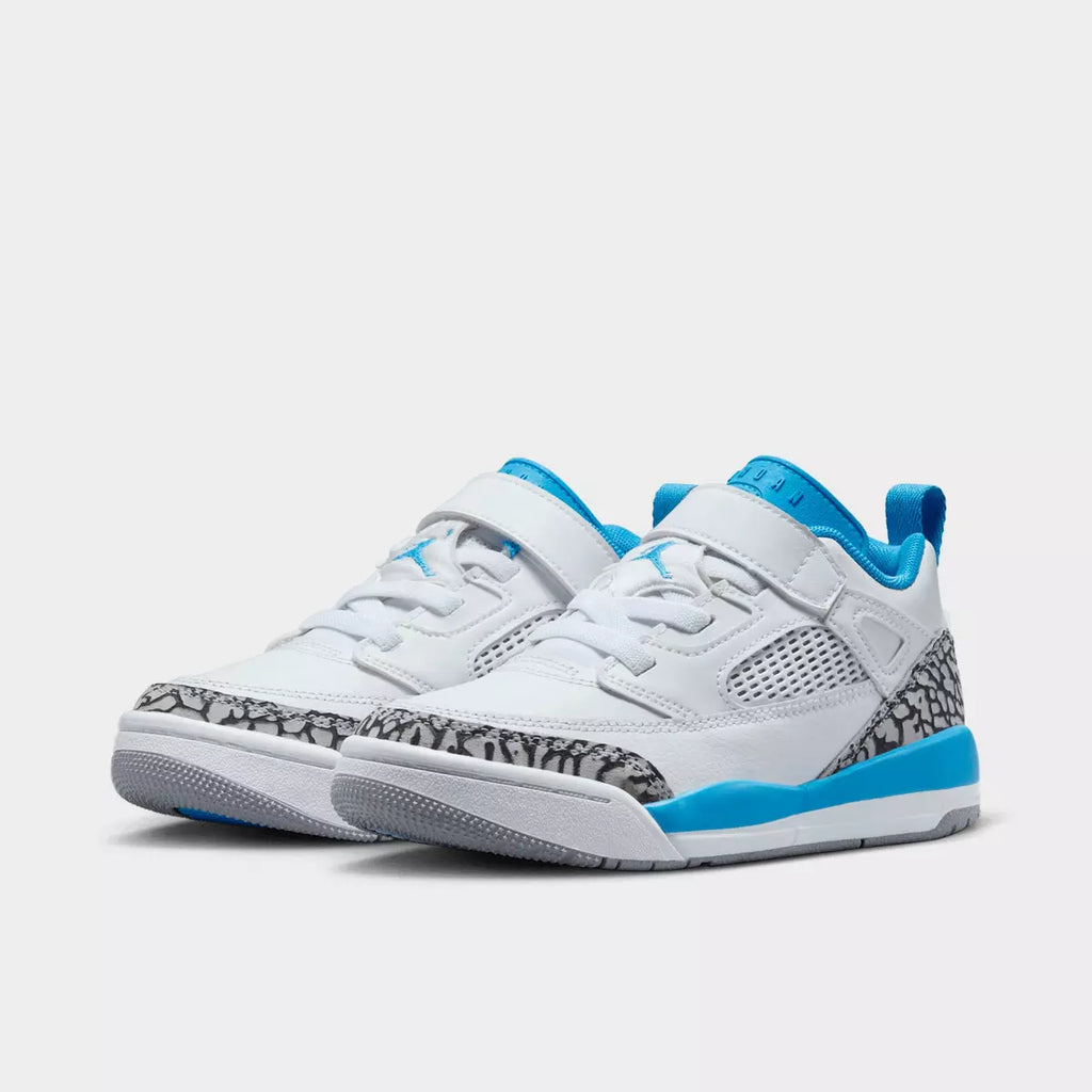 [FQ3951-141] PRESCHOOL AIR JORDAN SPIZIKE LOW 'WHITE UNIVERSITY BLUE'