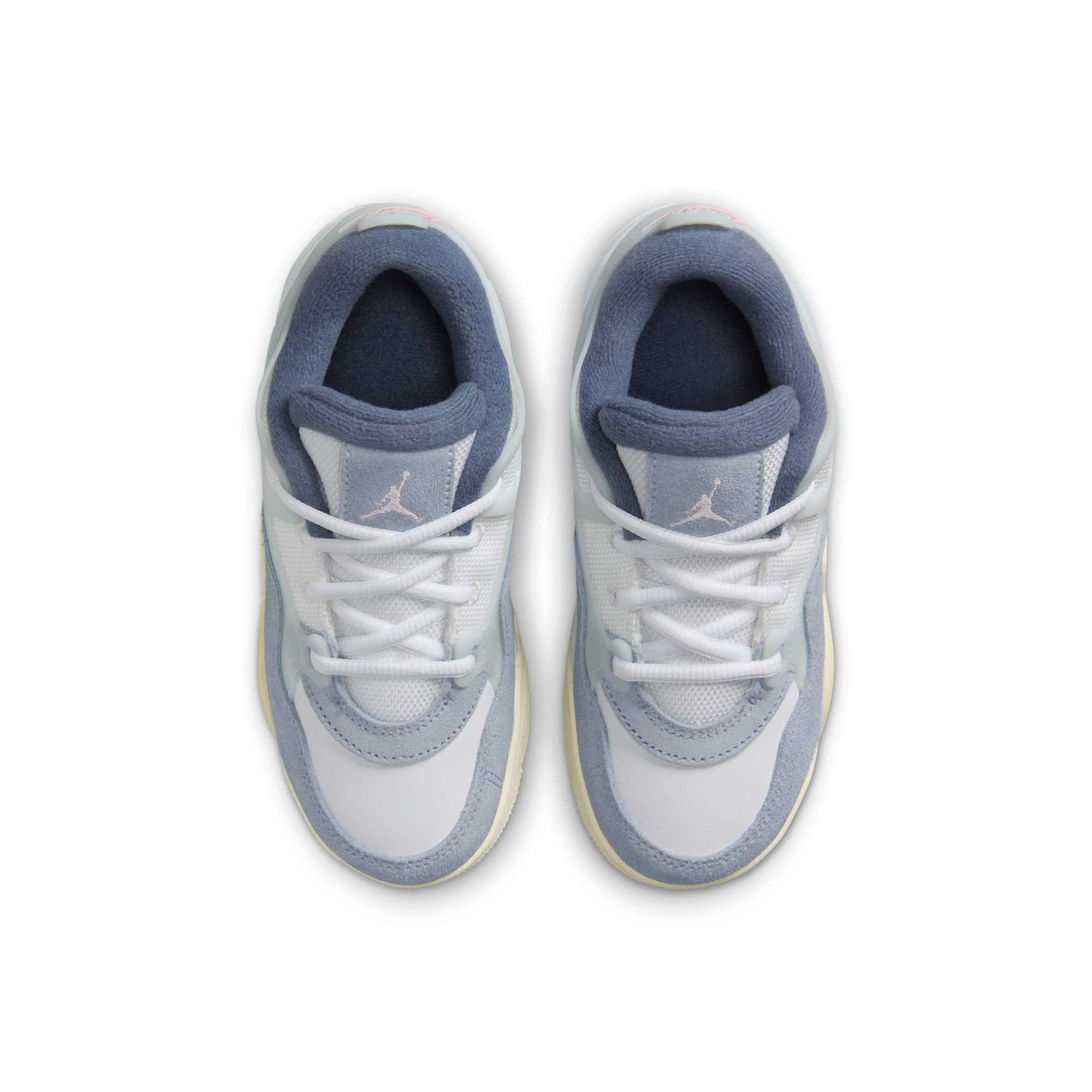 [FQ7936-101] Preschool Air Jordan Retro 4 RM 'Diffused Blue Ashen Slate'