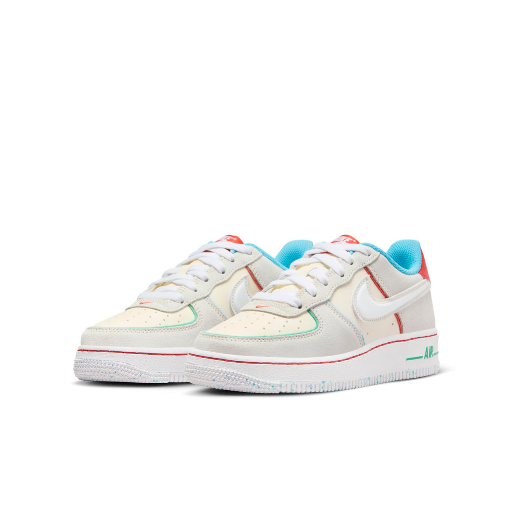 [FQ8350-110] Grade School Nike AIR FORCE 1 LOW LV8 'HOLIDAY COOKIES (GS)'