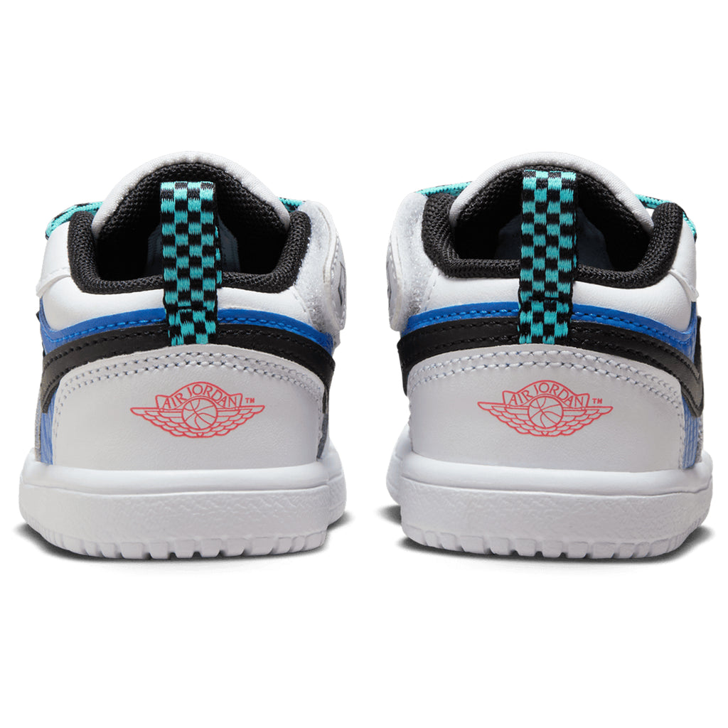 [FQ8710-100] TODDLERS AIR JORDAN RETRO 1 LOW ALT SE 'WHITE HYPER ROYAL HYPER JADE BLACK'