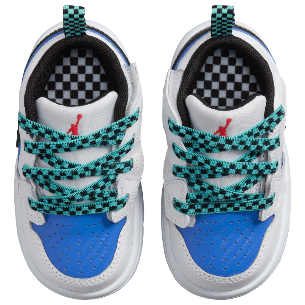 [FQ8710-100] TODDLERS AIR JORDAN RETRO 1 LOW ALT SE 'WHITE HYPER ROYAL HYPER JADE BLACK'