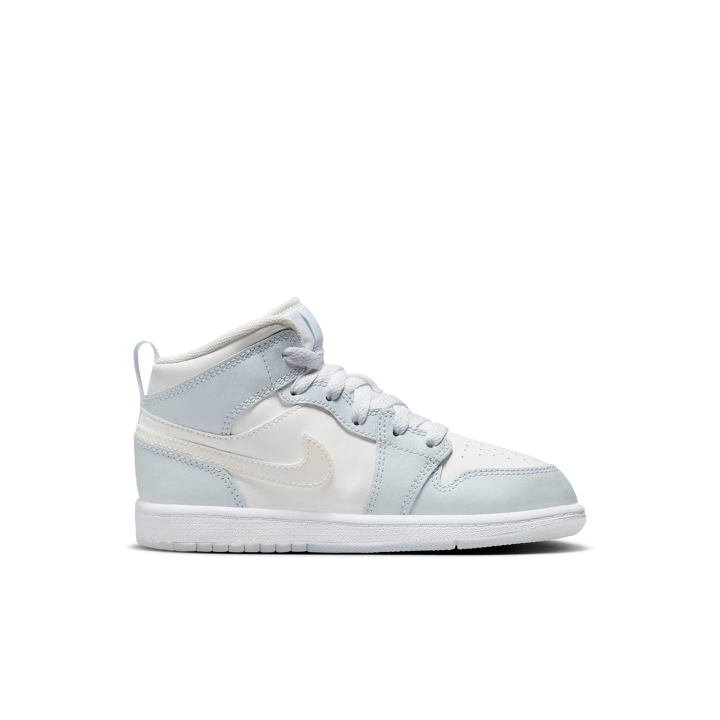 [FQ9118-400] Preschool Air Jordan Retro 1 Mid SE 'Blue Tint' (PS)