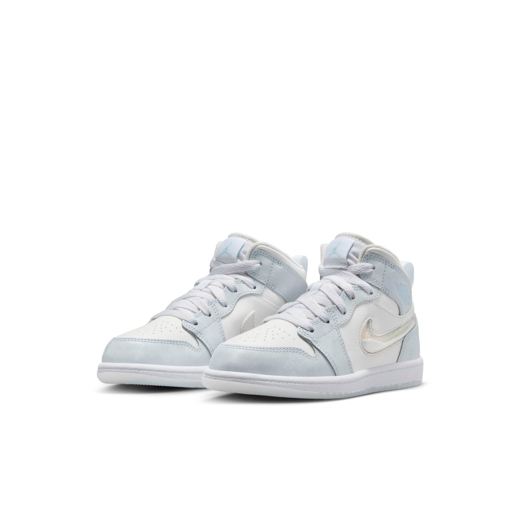 [FQ9118-400] Preschool Air Jordan Retro 1 Mid SE 'Blue Tint' (PS)