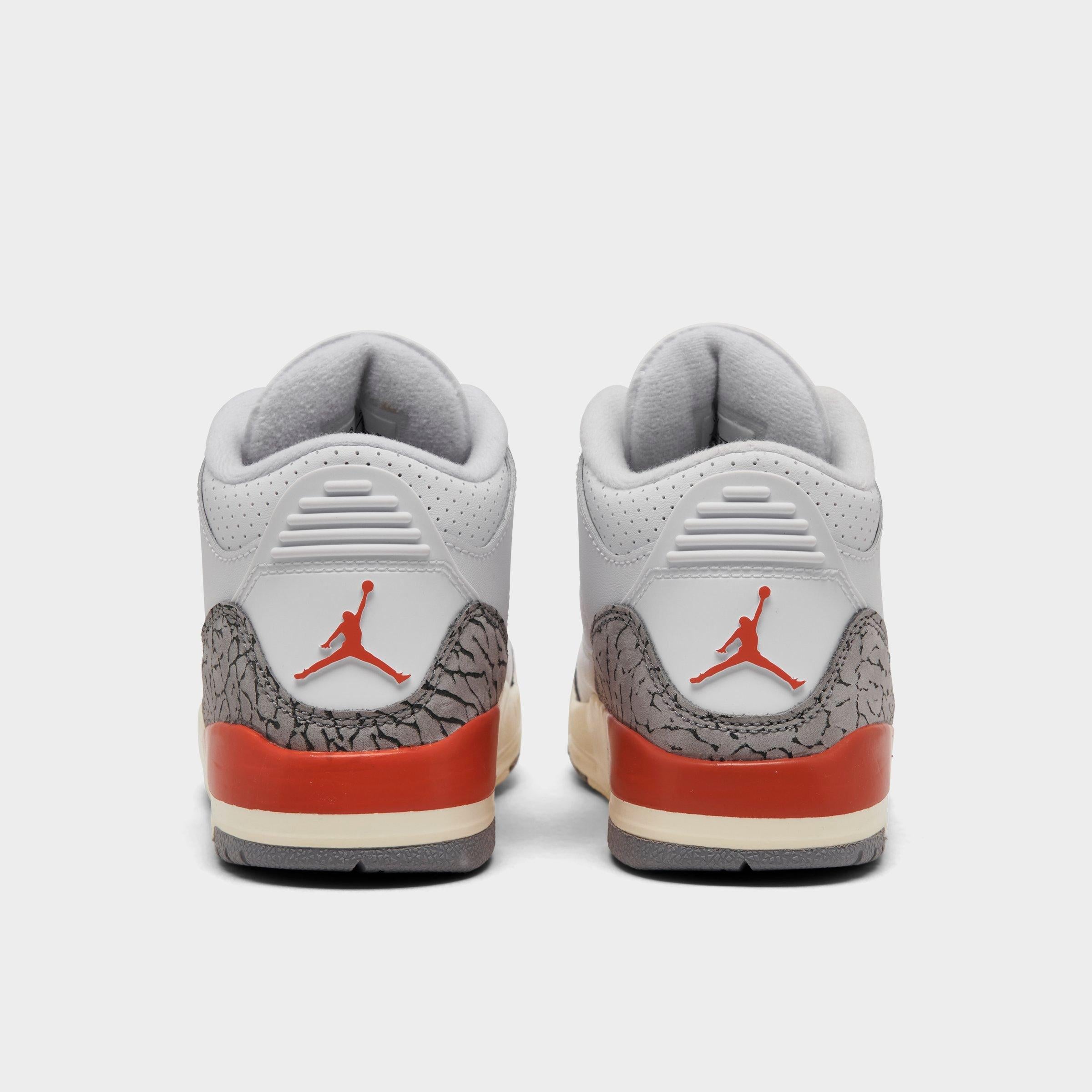 [FQ9174-121] PRESCHOOL AIR JORDAN RETRO 3 PS 'GEORGIA PEACH'