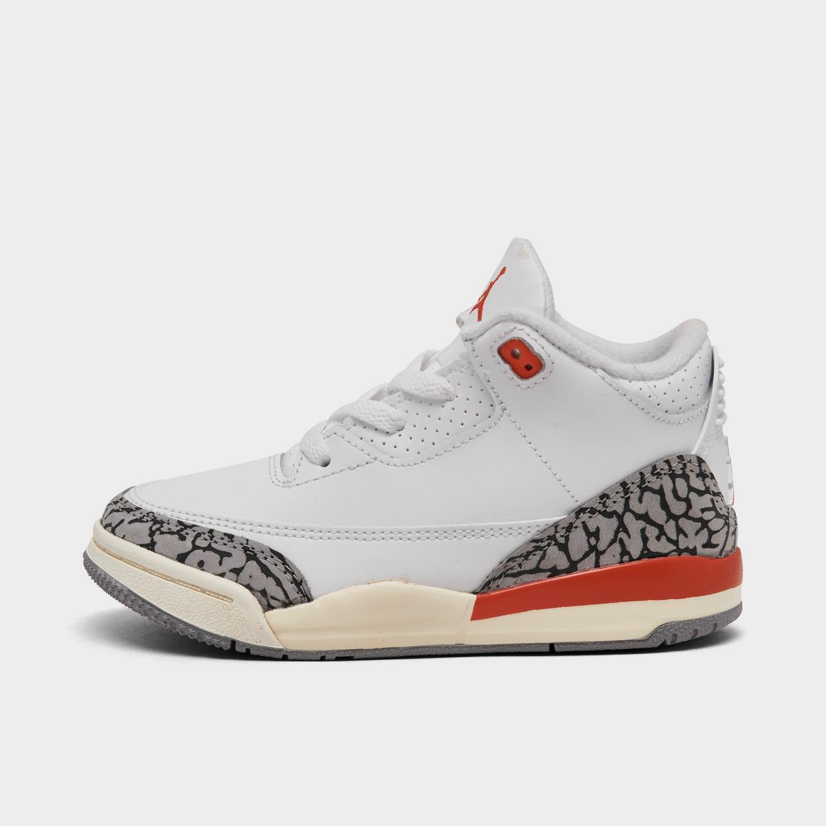 [FQ9175-121] TODDLERS AIR JORDAN RETRO 3 'GEORGIA PEACH (TD)