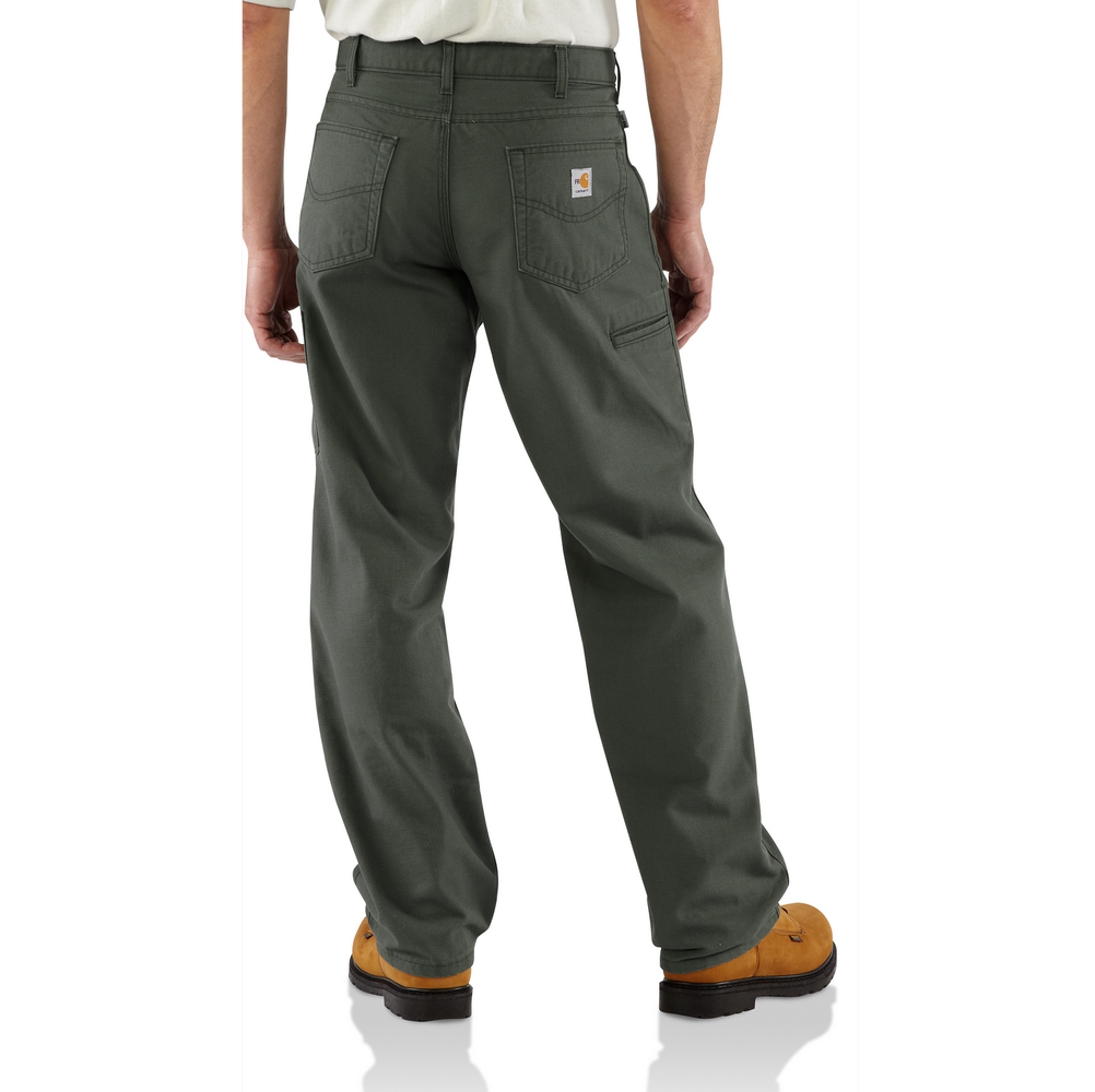 [FRB159-MOS] MEN'S FLAME RESISTANT LOOSE STRAIGHT CANVAS PANT