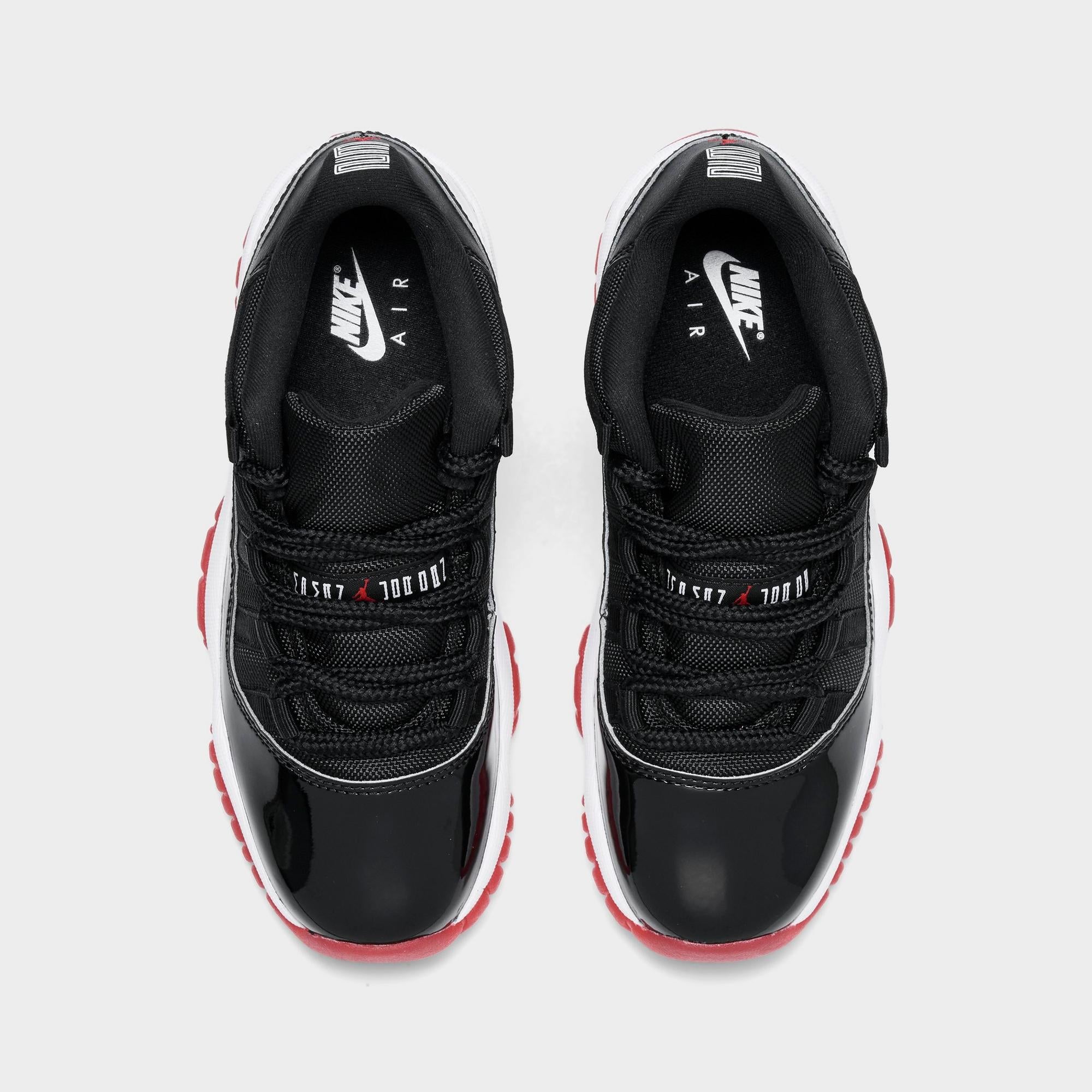 [FV5121-006] GRADE SCHOOL AIR JORDAN RETRO 11 LOW 'BRED (GS) (2025)'
