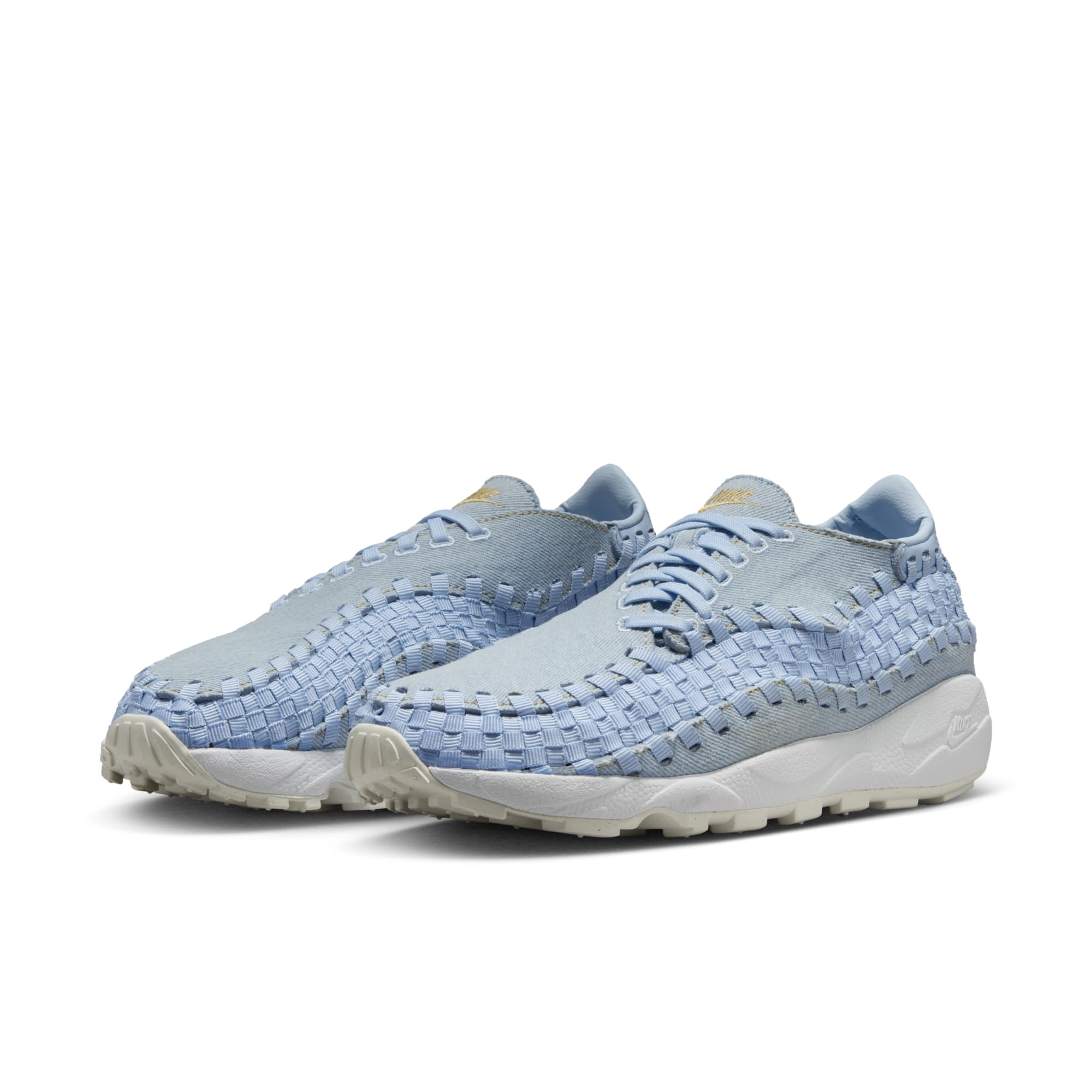 [FV6103-400] Womens Nike AIR FOOTSCAPE WOVEN 'WASHED DENIM ICE BLUE'