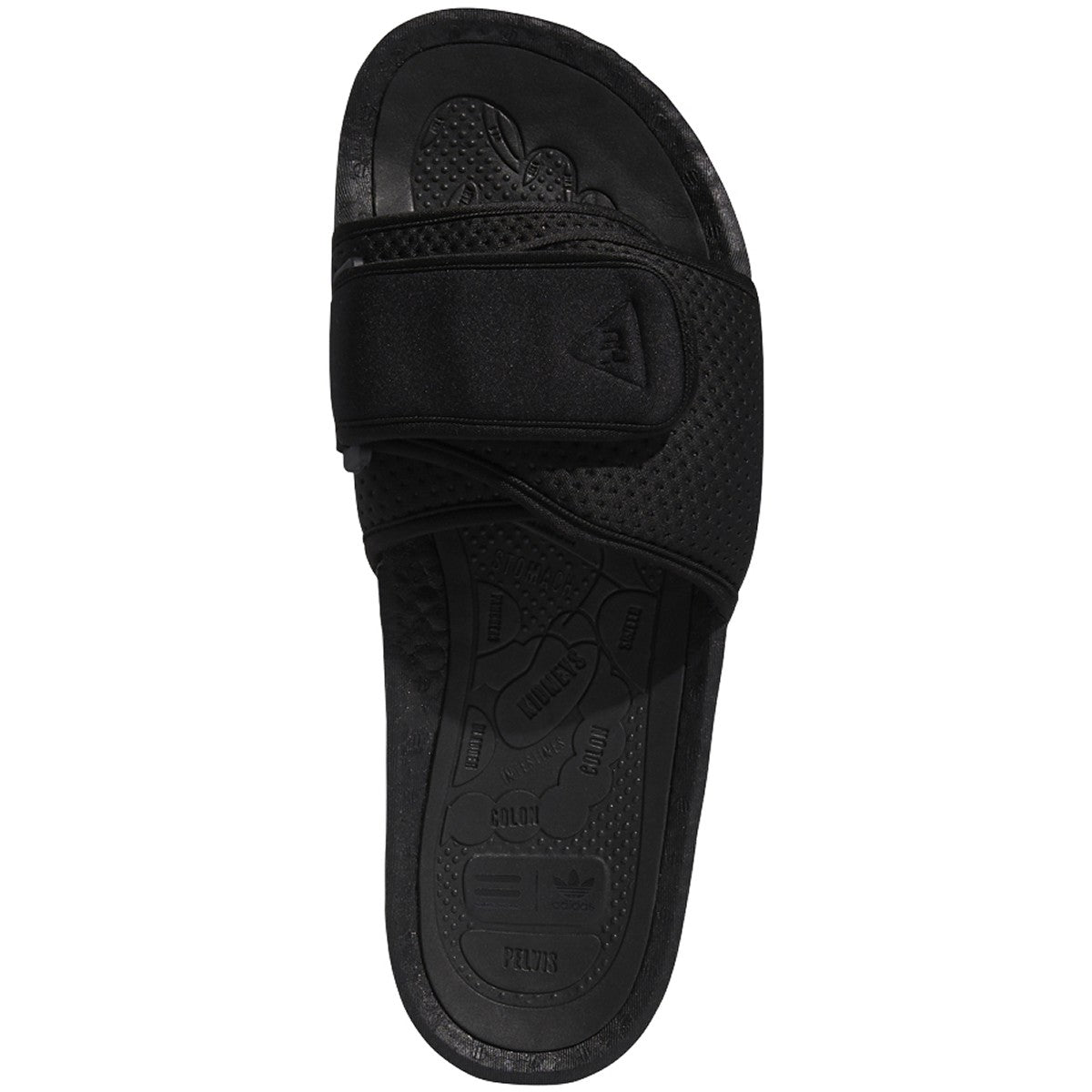 [FX8056] Mens Adidas BOOST SLIDE 'PHARRELL CORE BLACK'