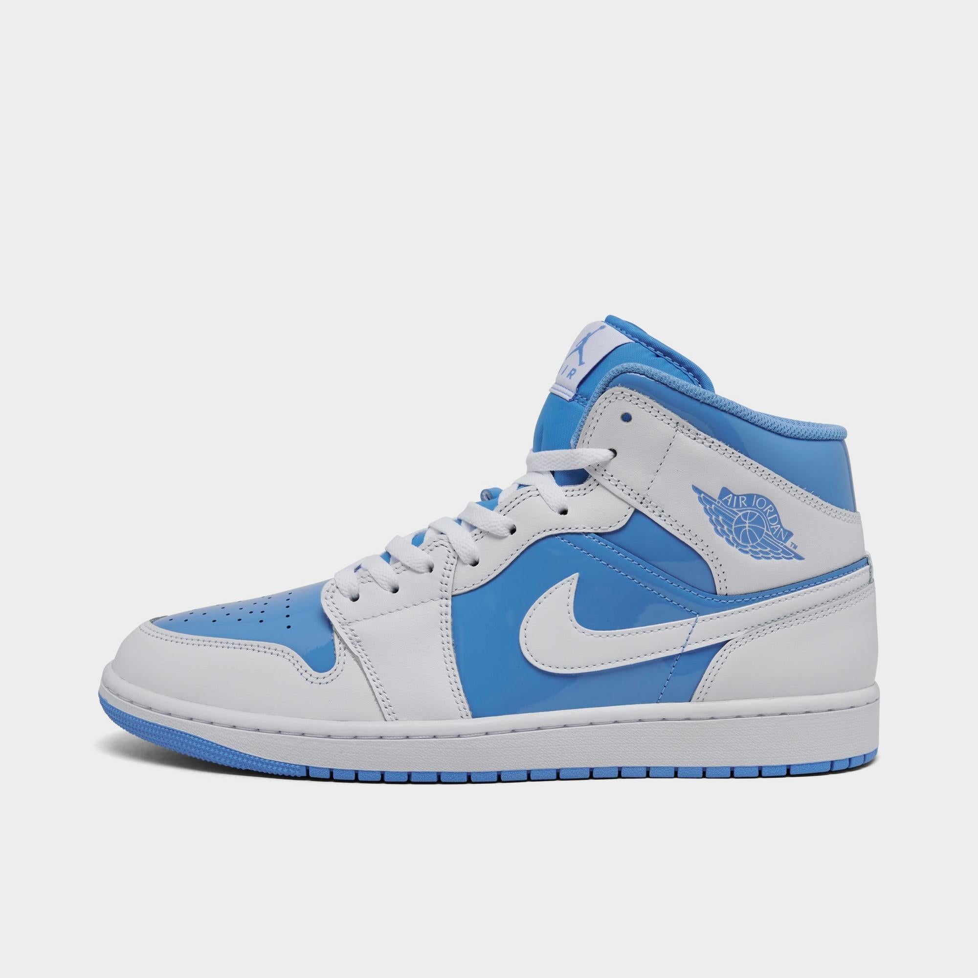 [FZ2142-114] MENS AIR JORDAN RETRO 1 MID 'LEGEND BLUE'