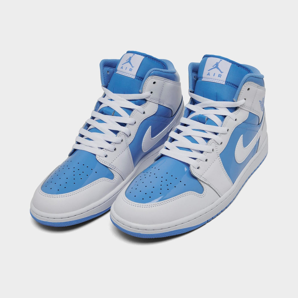 [FZ2142-114] MENS AIR JORDAN RETRO 1 MID 'LEGEND BLUE'