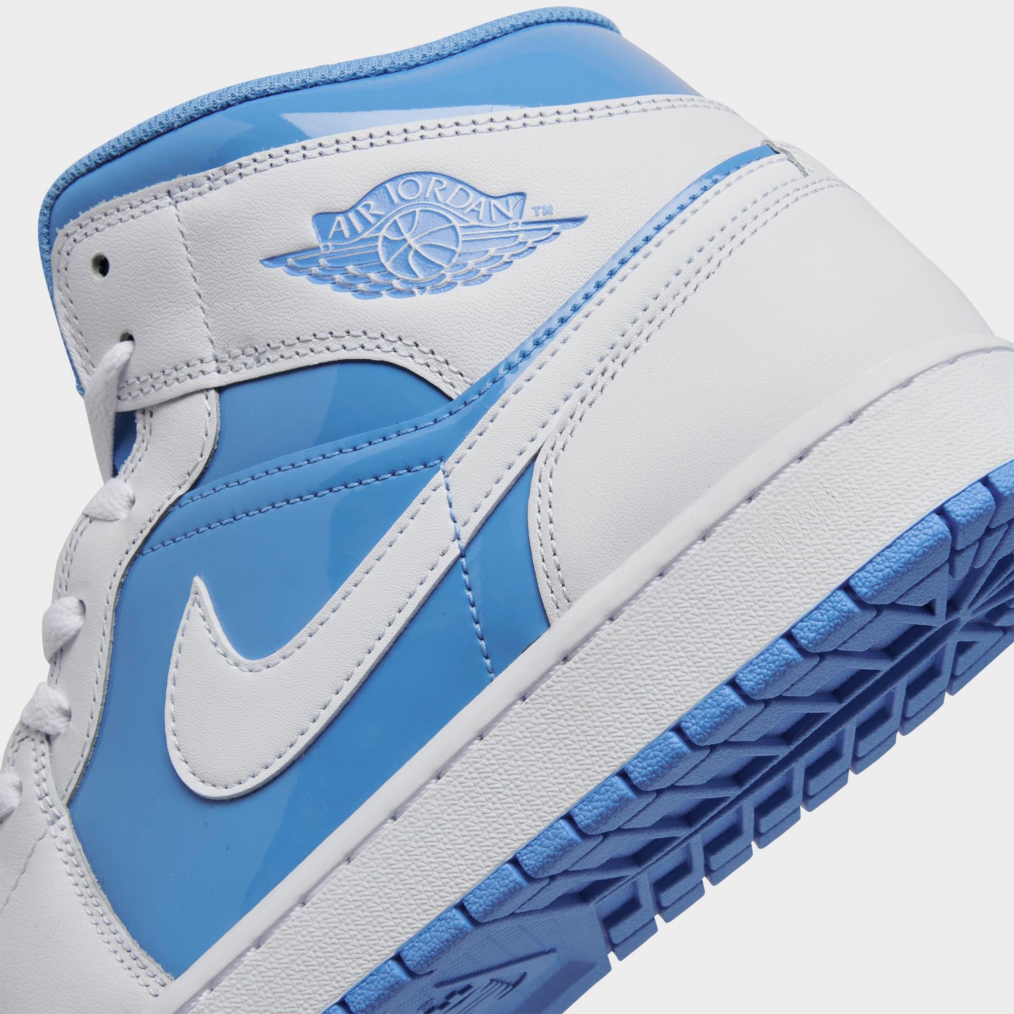 [FZ2142-114] MENS AIR JORDAN RETRO 1 MID 'LEGEND BLUE'