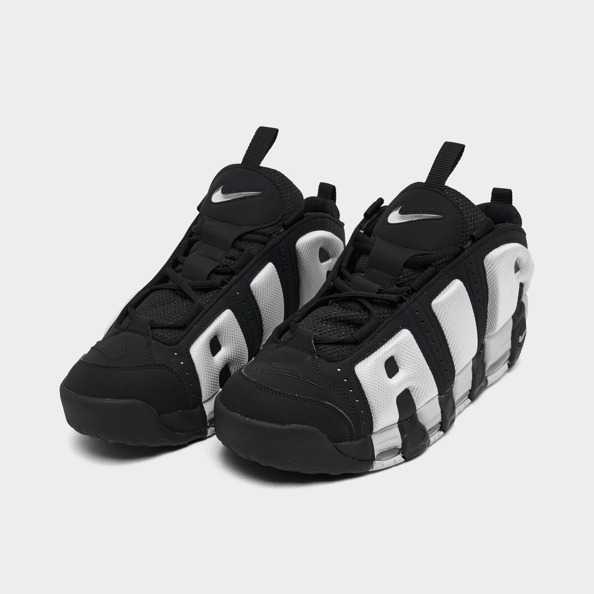 [FZ3055-001] MENS NIKE AIR MORE UPTEMPO LOW 'BLACK PHOTON DUST'