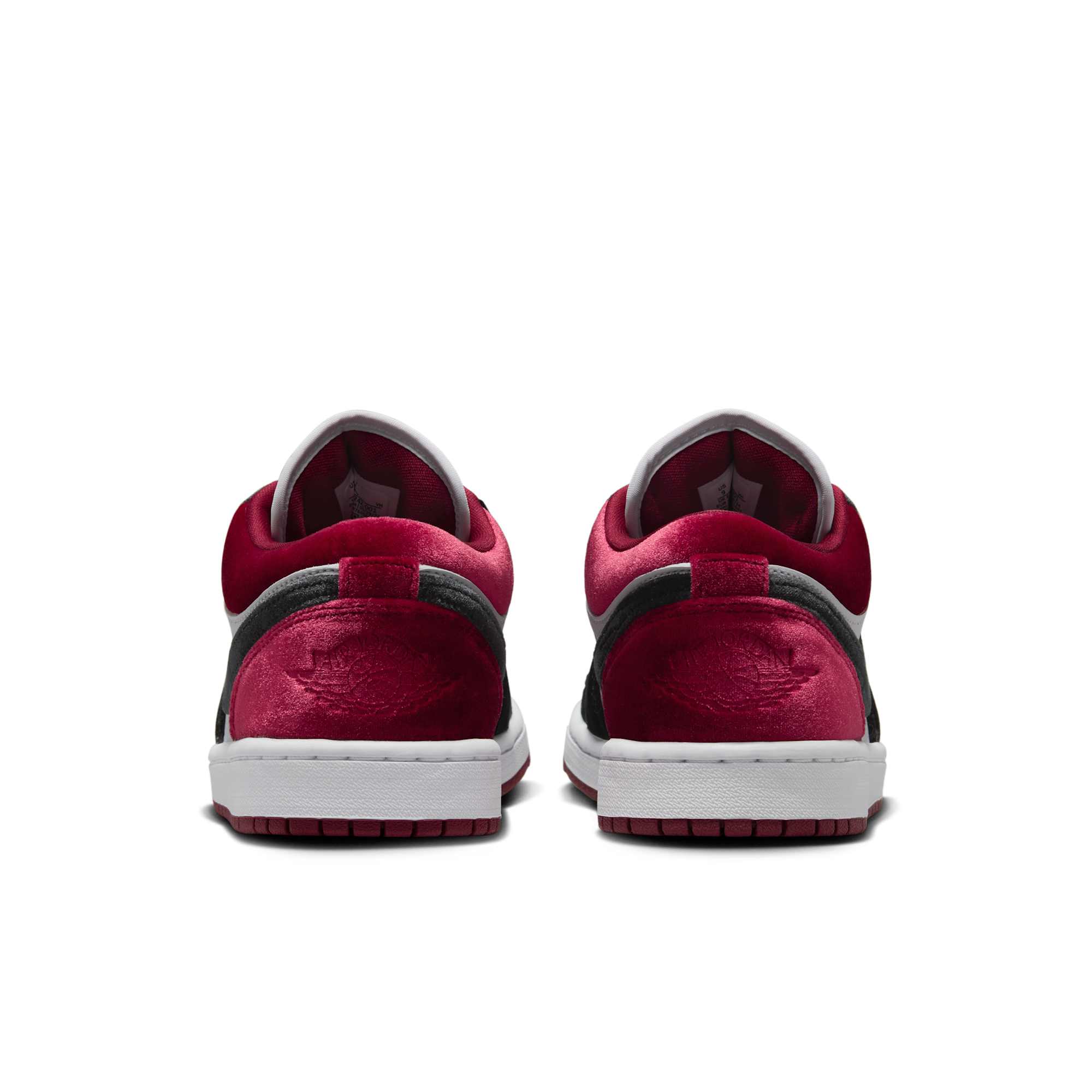 [FZ3242-001] Womens Air Jordan Retro 1 Low SE 'Velvet Black Toe'