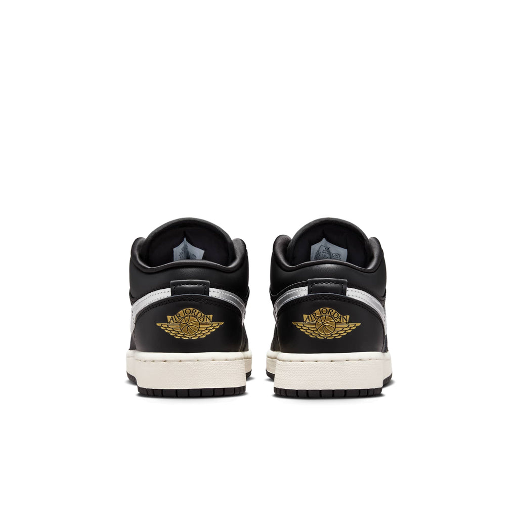 [FZ3921-001] GRADE SCHOOL AIR JORDAN RETRO 1 LOW SE 'BLACK SILVER SAIL GOLD' (GS)