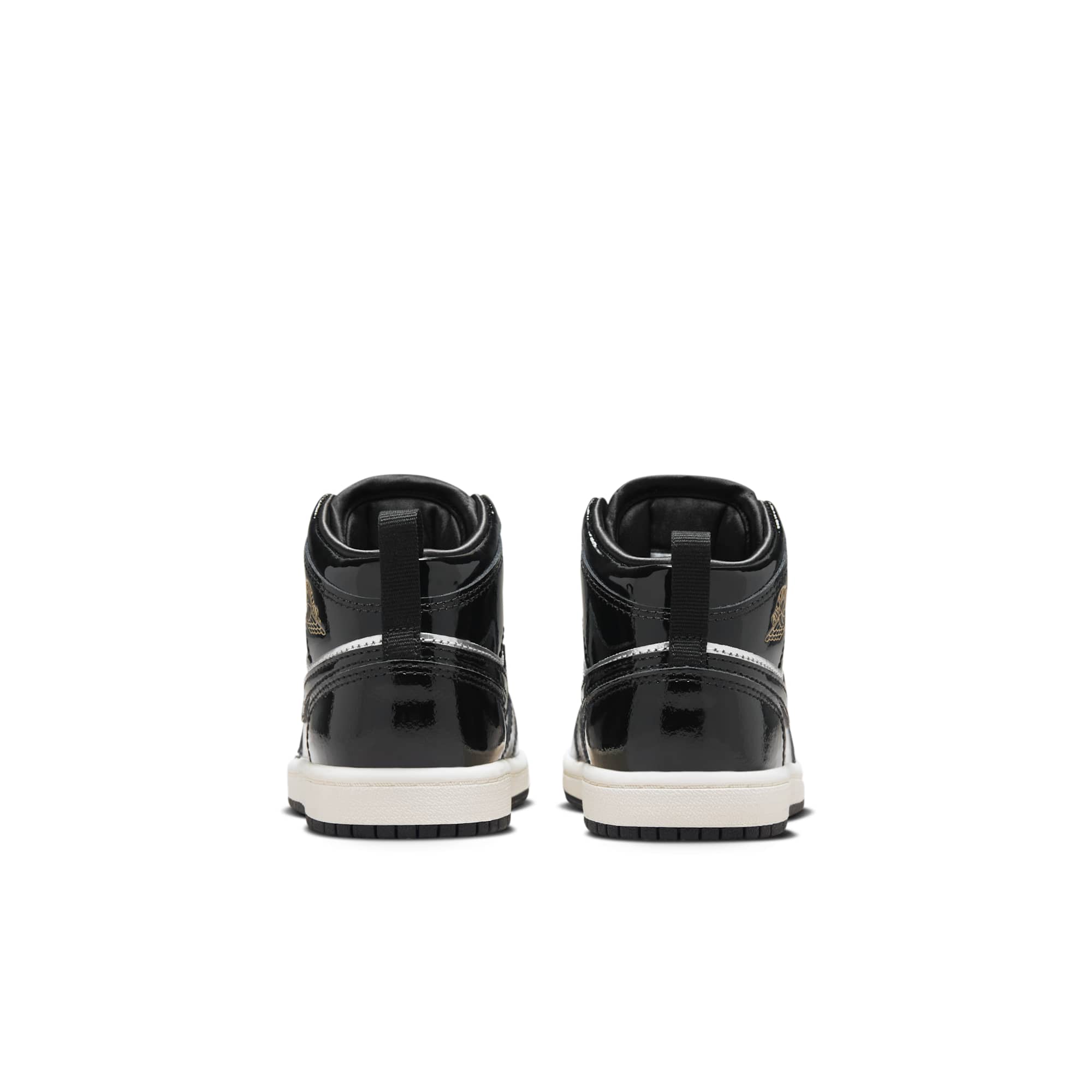 [FZ3937-001] PRESCHOOL AIR JORDAN RETRO 1 MID SE 'BLACK METALLIC SILVER SAIL METALLIC GOLD' (PS)