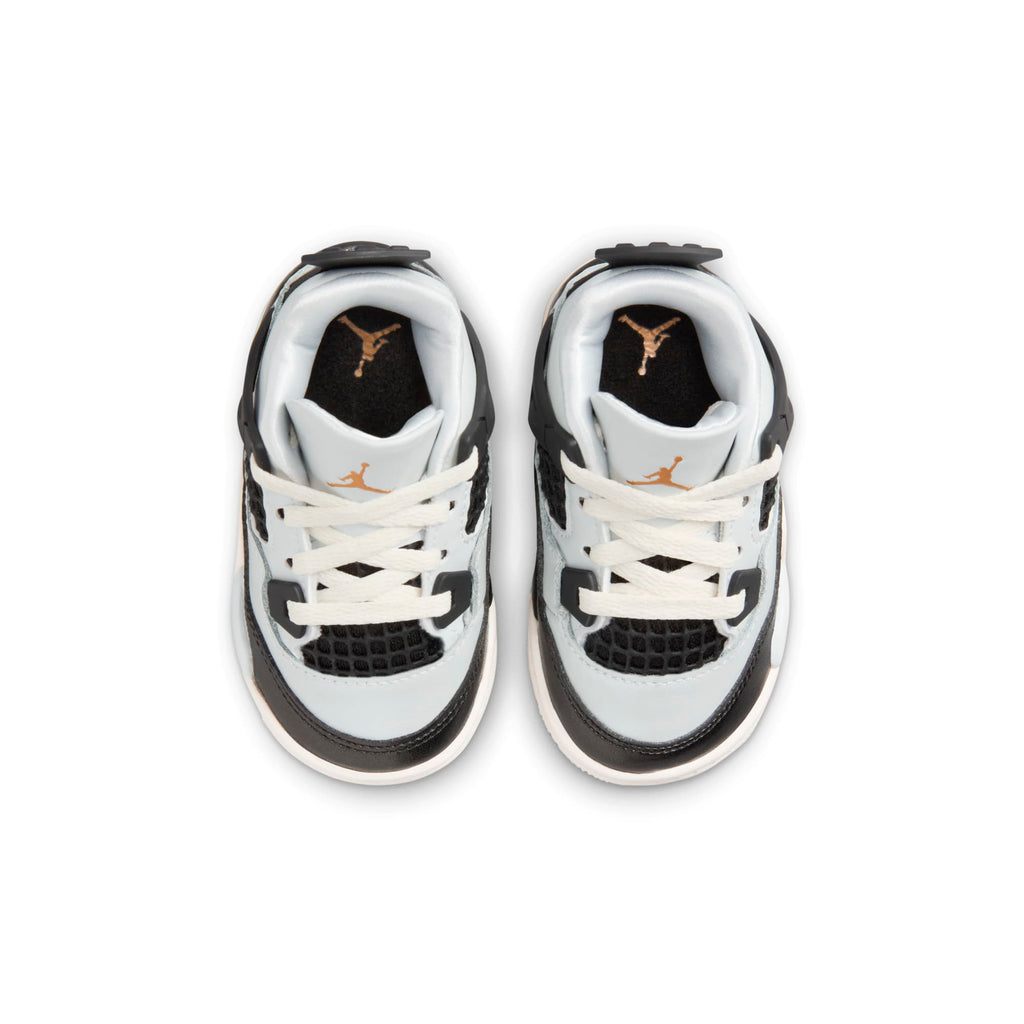 [FZ8584-070] TODDLERS AIR JORDAN RETRO 4 'PLATINUM GOLD (TD)'