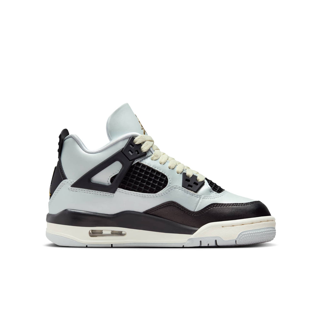 [FZ8585-070] GRADE SCHOOL AIR JORDAN RETRO 4 'PLATINUM GOLD'