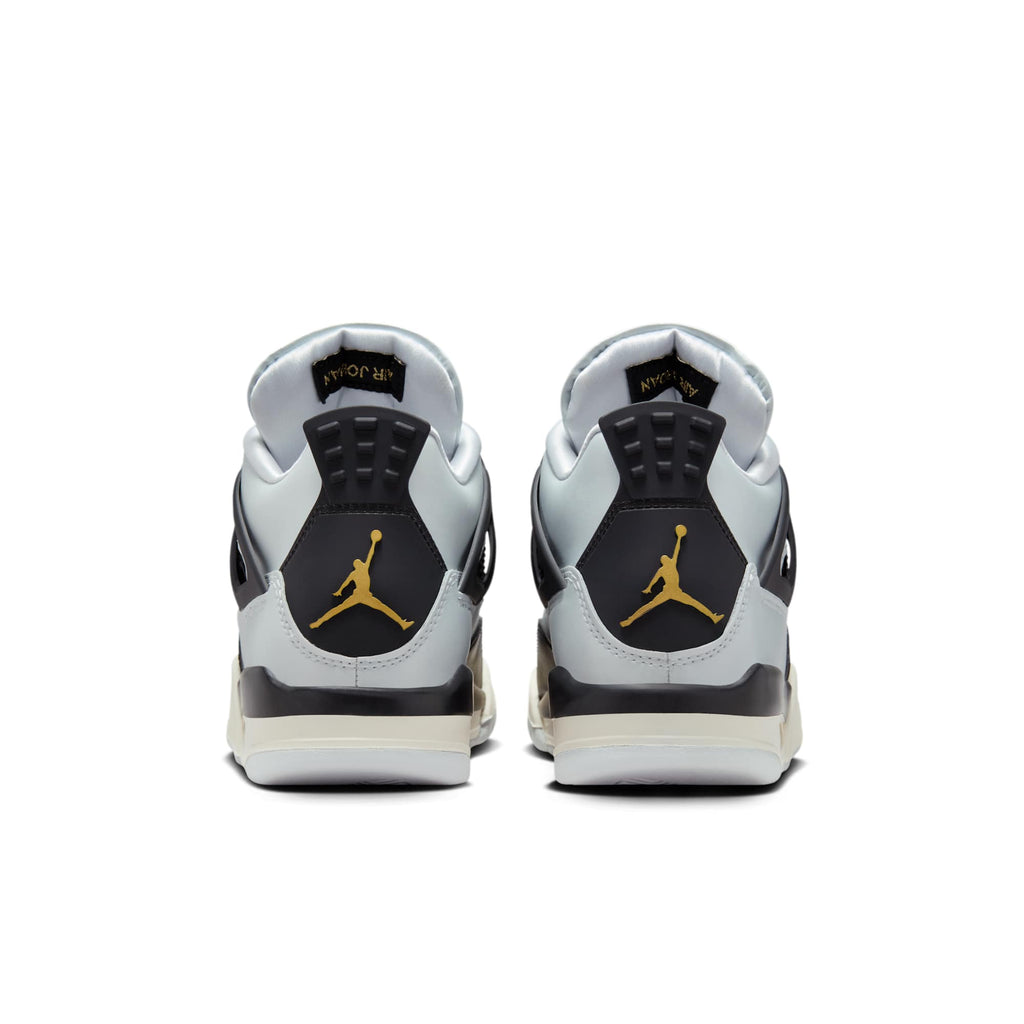 [FZ8585-070] GRADE SCHOOL AIR JORDAN RETRO 4 'PLATINUM GOLD'