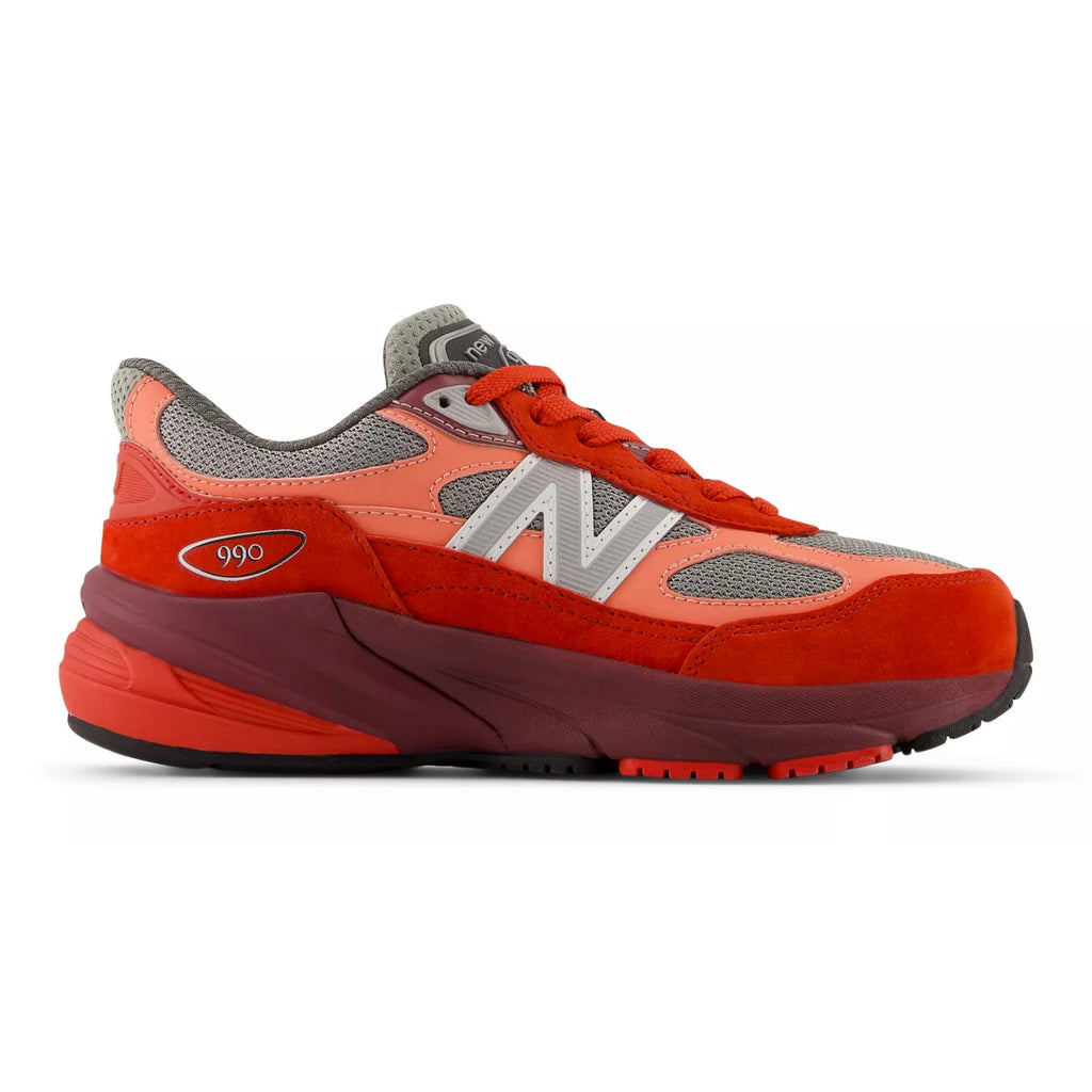 [GC990RT6] GRADE SCHOOL NEW BALANCE 990V6 (GS) 'RED RED' - 1