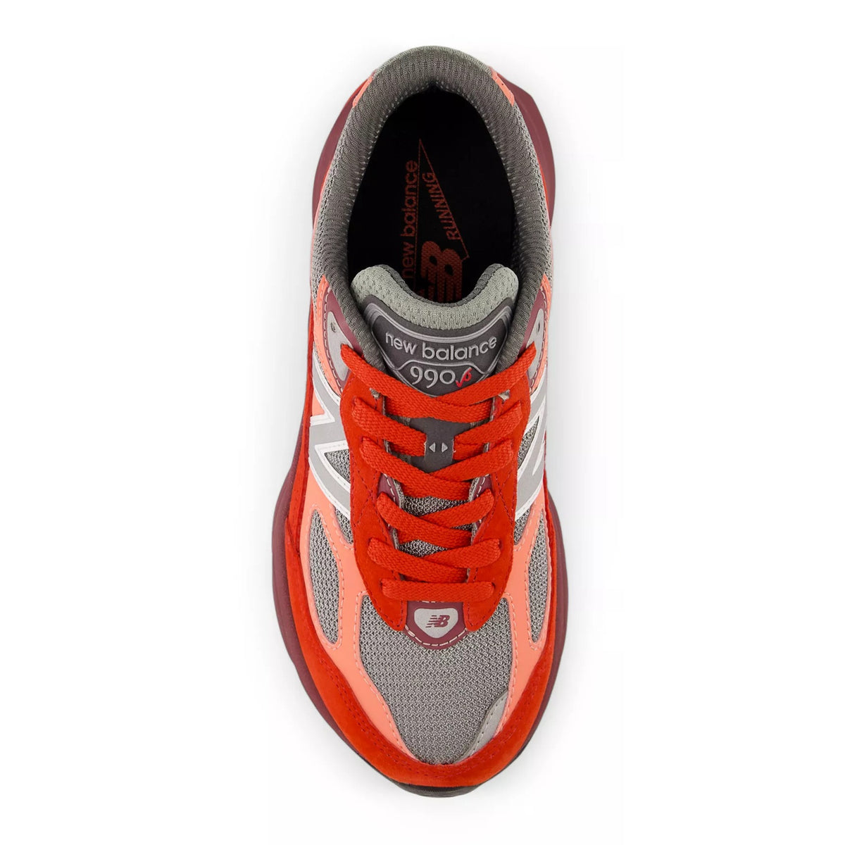[GC990RT6] GRADE SCHOOL NEW BALANCE 990V6 (GS) 'RED RED' - 3