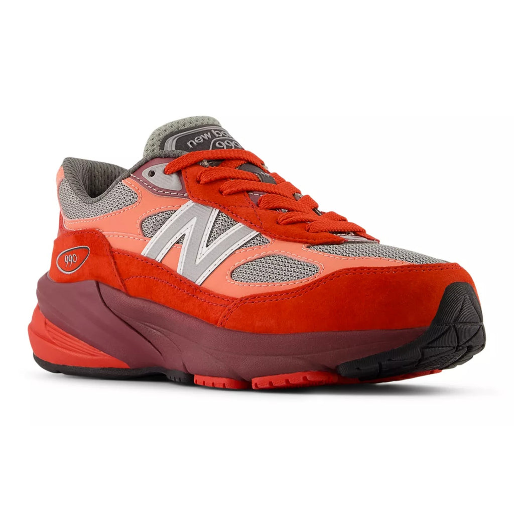 [GC990RT6] GRADE SCHOOL NEW BALANCE 990V6 (GS) 'RED RED' - 4